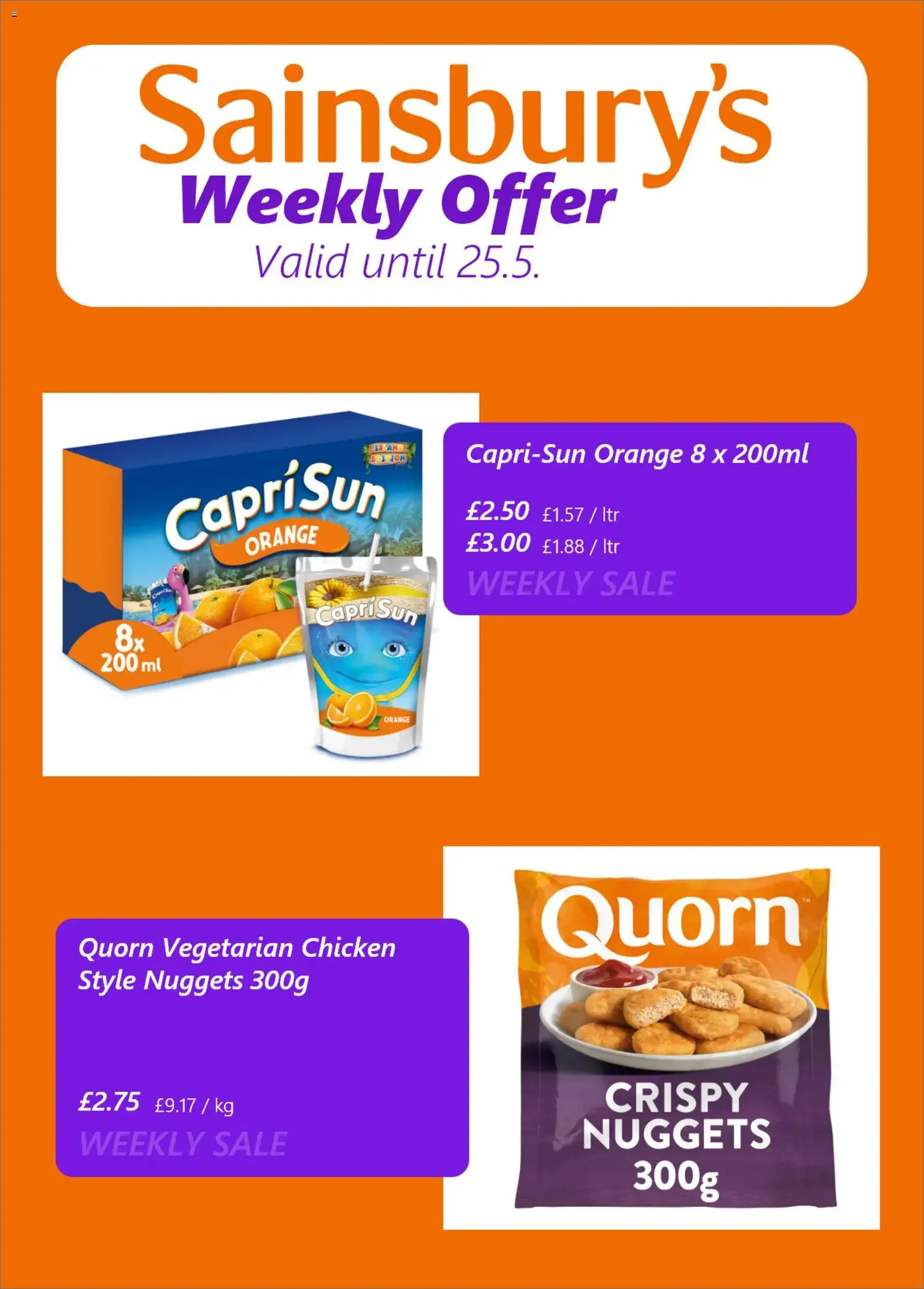 Sainsbury's - Weekly offers - valid flyer from 19/05/2026, page 3 of 5