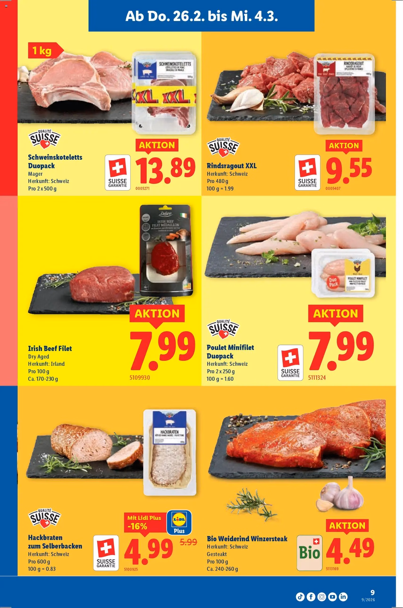 Lidl Aktionen - Gültiger Prospekt ab 26.02.2026, Seite 9 von insgesamt 42