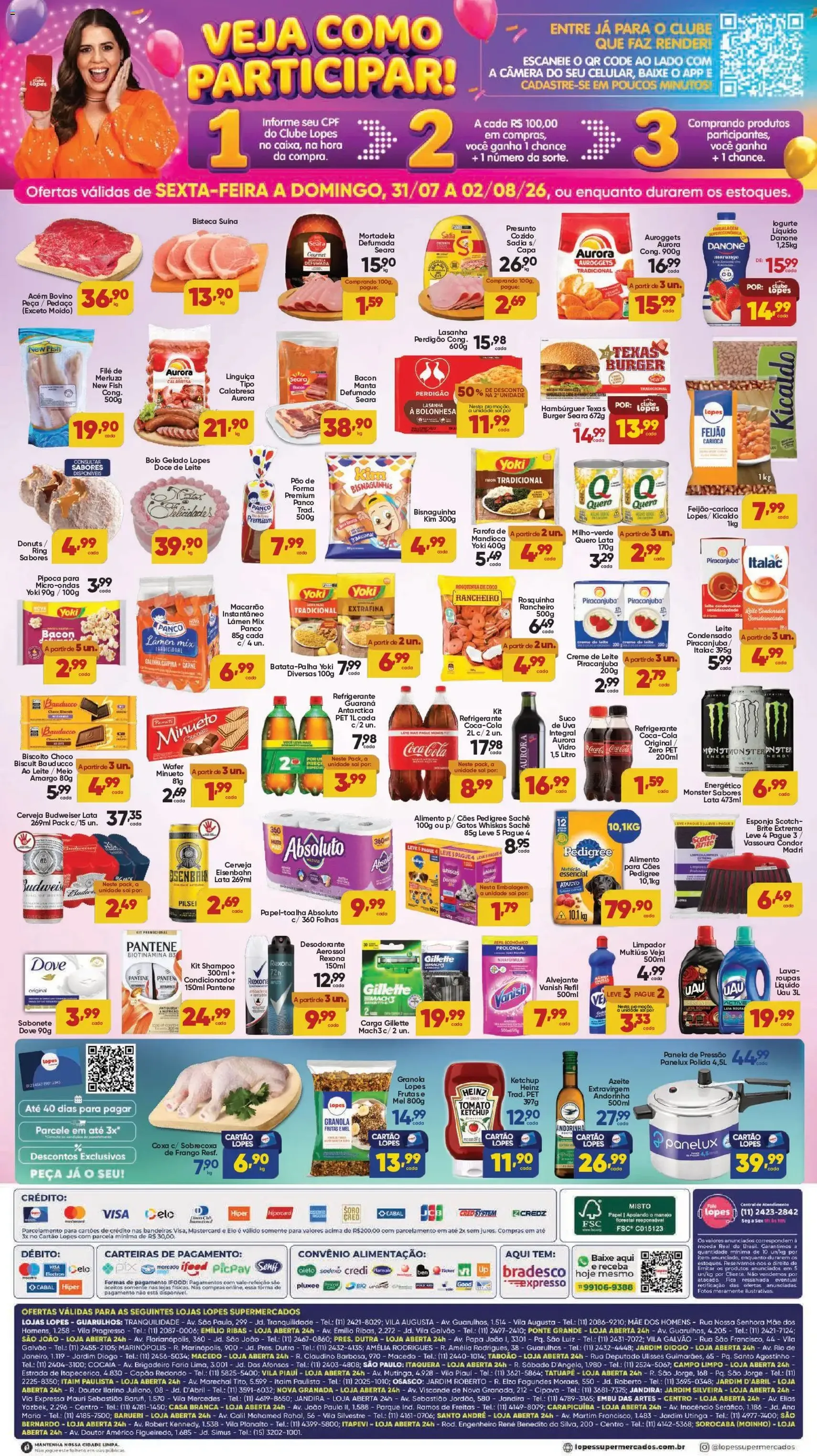 Lopes Supermercados - Ofertas da semana - folheto válido a partir de 31/07/2026 página 2 de 2