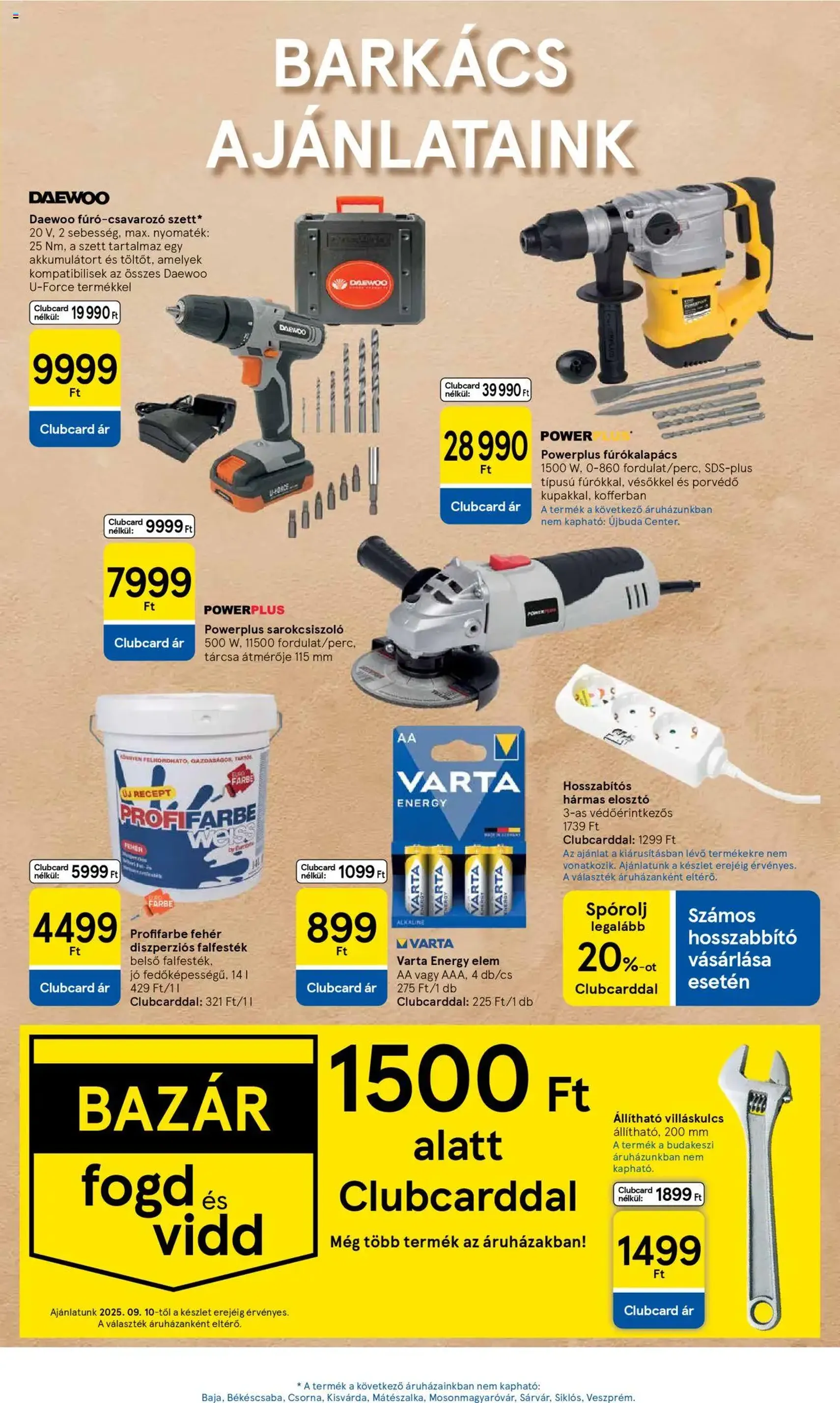 Tesco Hipermarket - Akciós újság - 2025.09.18. érvényes szórólap 13 oldal 32 oldalból