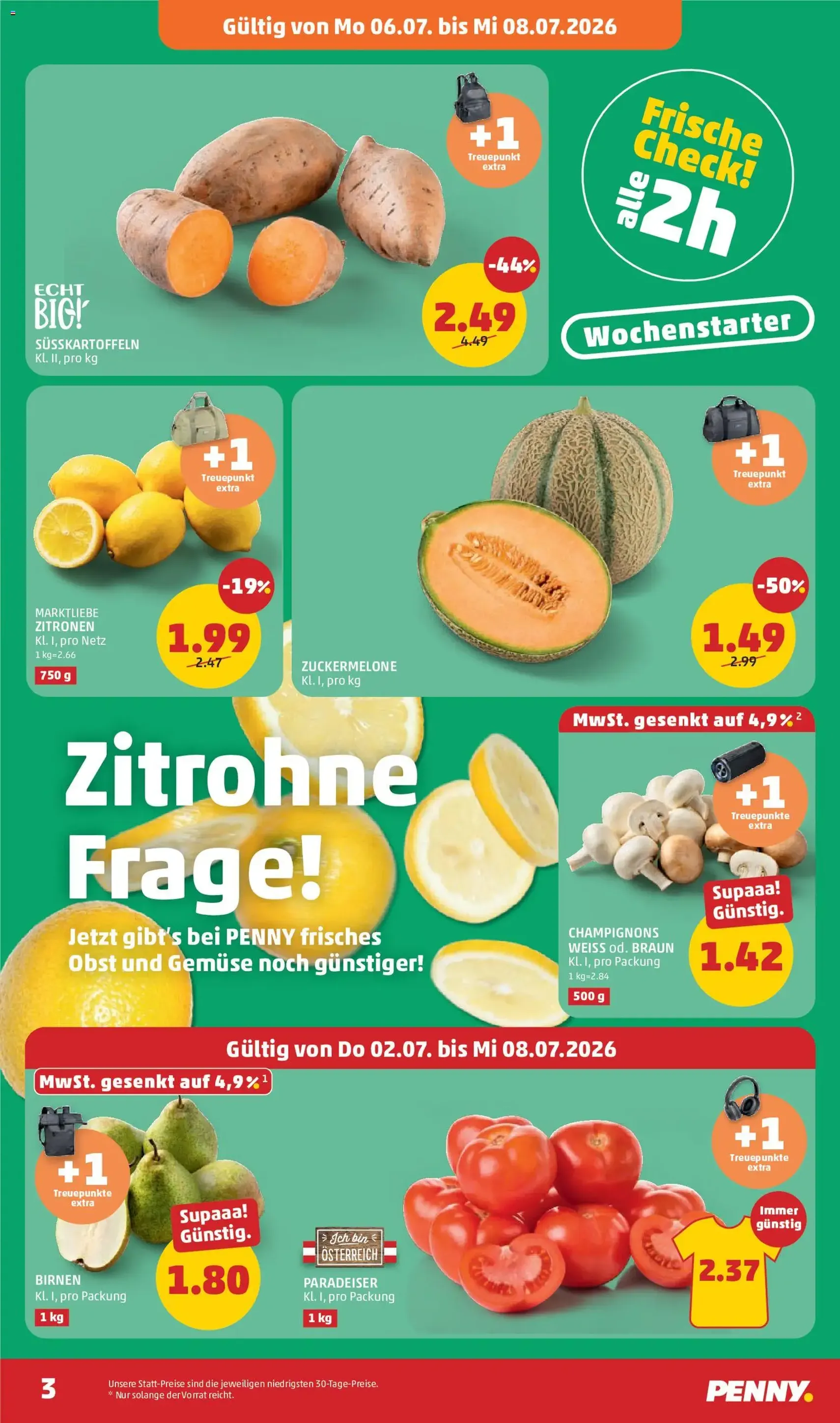 Penny Markt Flugblatt - Gültiger Prospekt ab 02.07.2026, Seite 3 von insgesamt 28