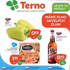 Terno leták - náhľad letáku platný od 02.10.2025