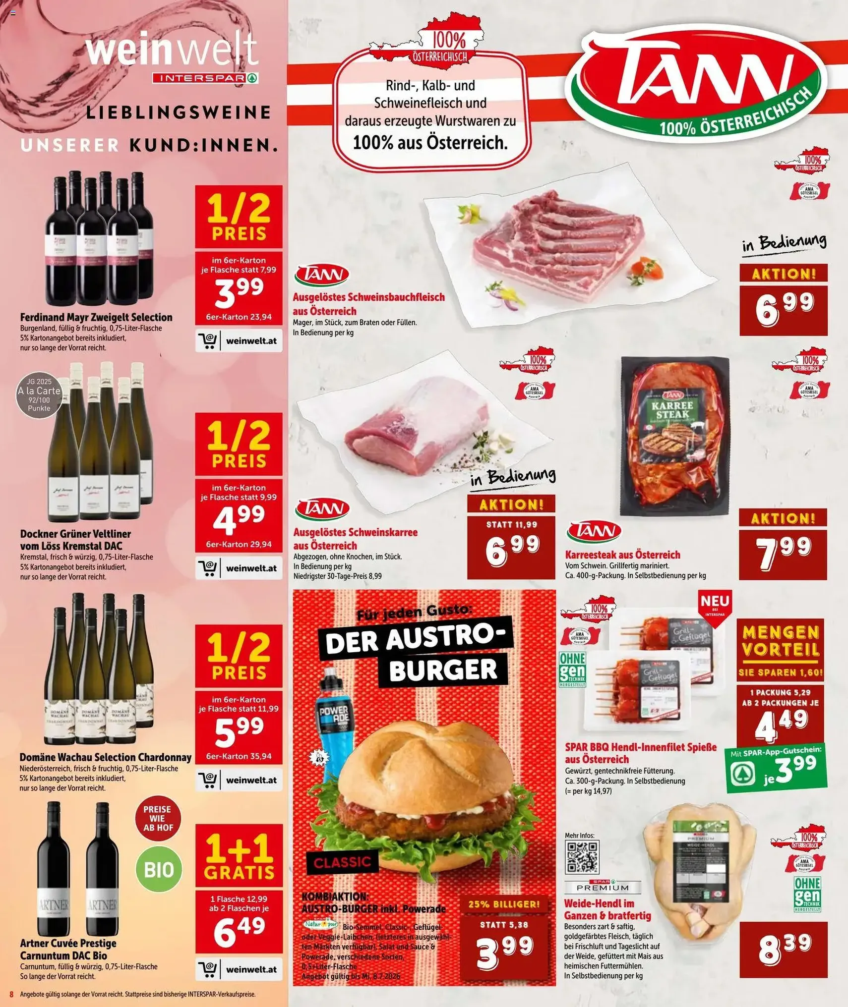 Interspar - Flugblatt - Gültiger Prospekt ab 18.06.2026, Seite 8 von insgesamt 20