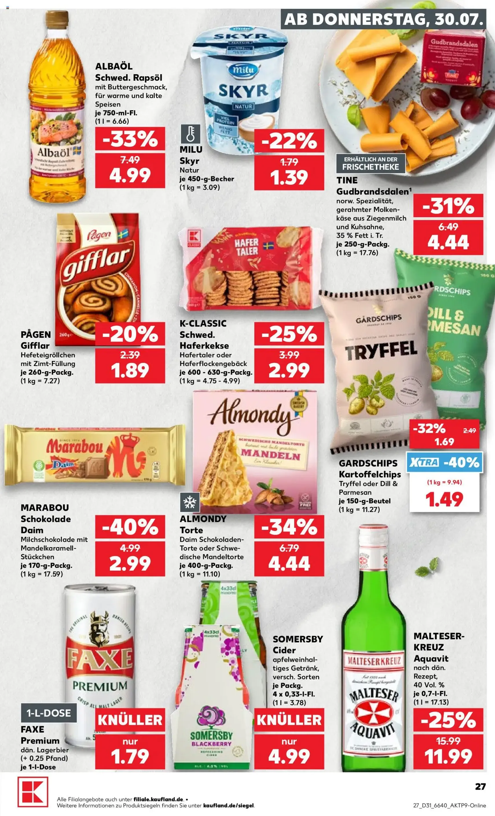 Kaufland Prospekt - Gültiger Prospekt ab 30.07.2026, Seite 27 von insgesamt 66