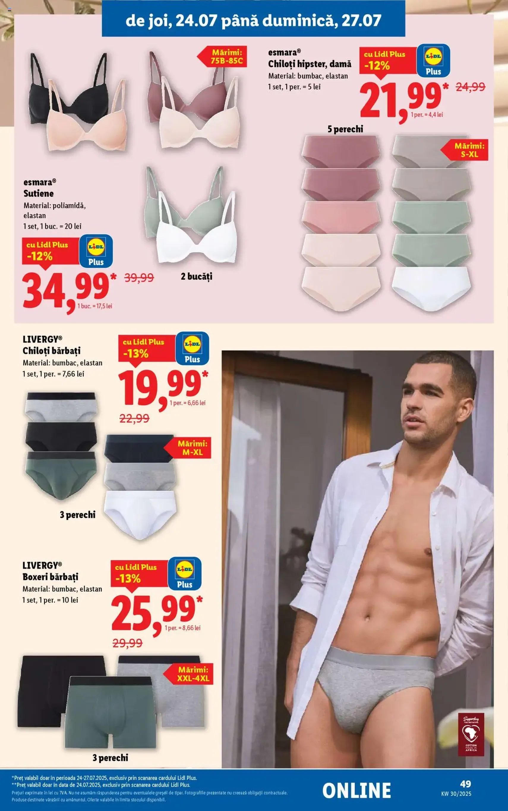 Catalog Lidl - cataloage valabile începând cu 21.07.2025 pagina 49 din 74 Catalog Lidl - cataloage valabile începând cu 21.07.2025 pagina 49 din 74