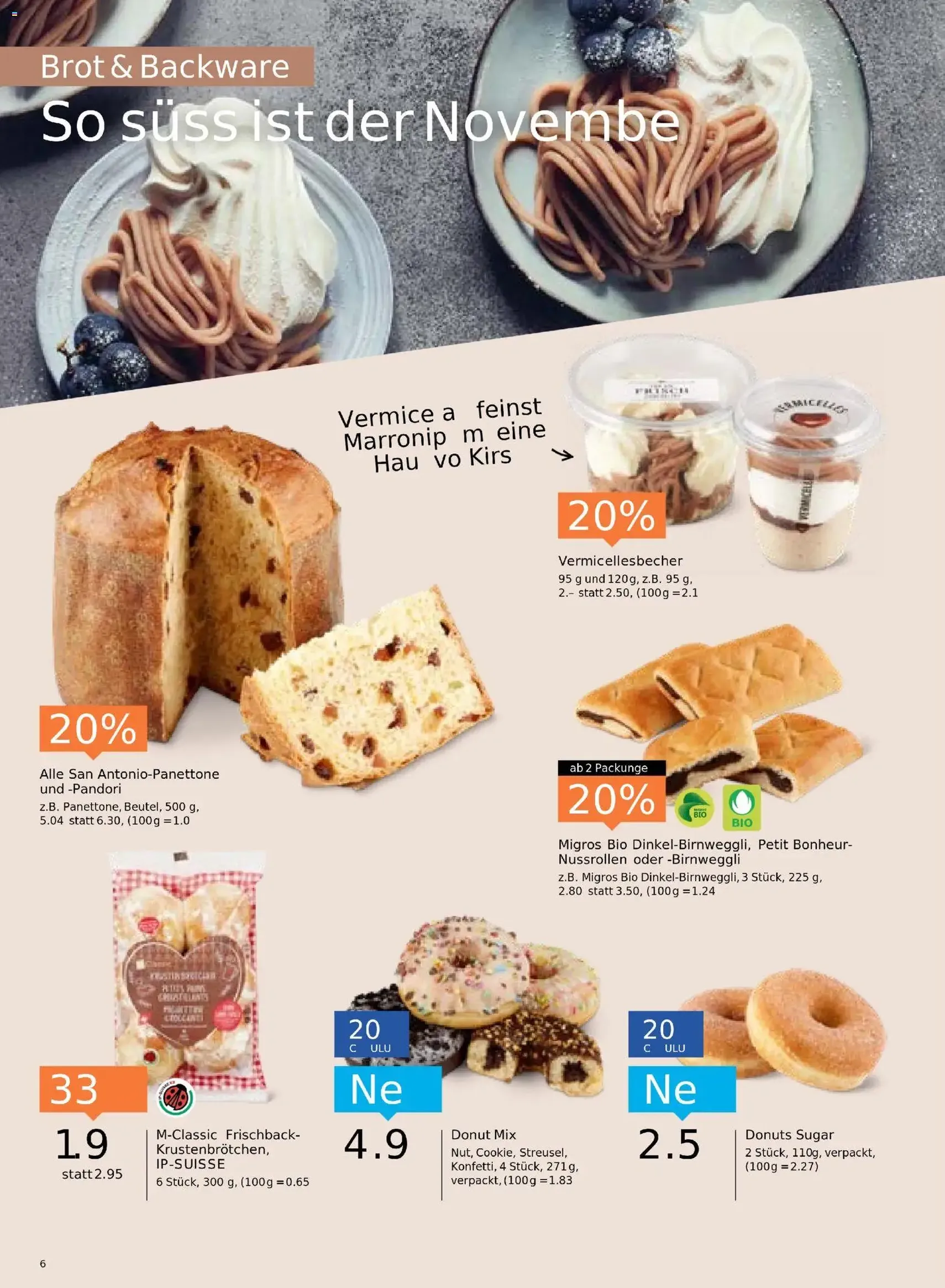 Migros Aktionen - Gültiger Prospekt ab 04.11.2025, Seite 6 von insgesamt 20