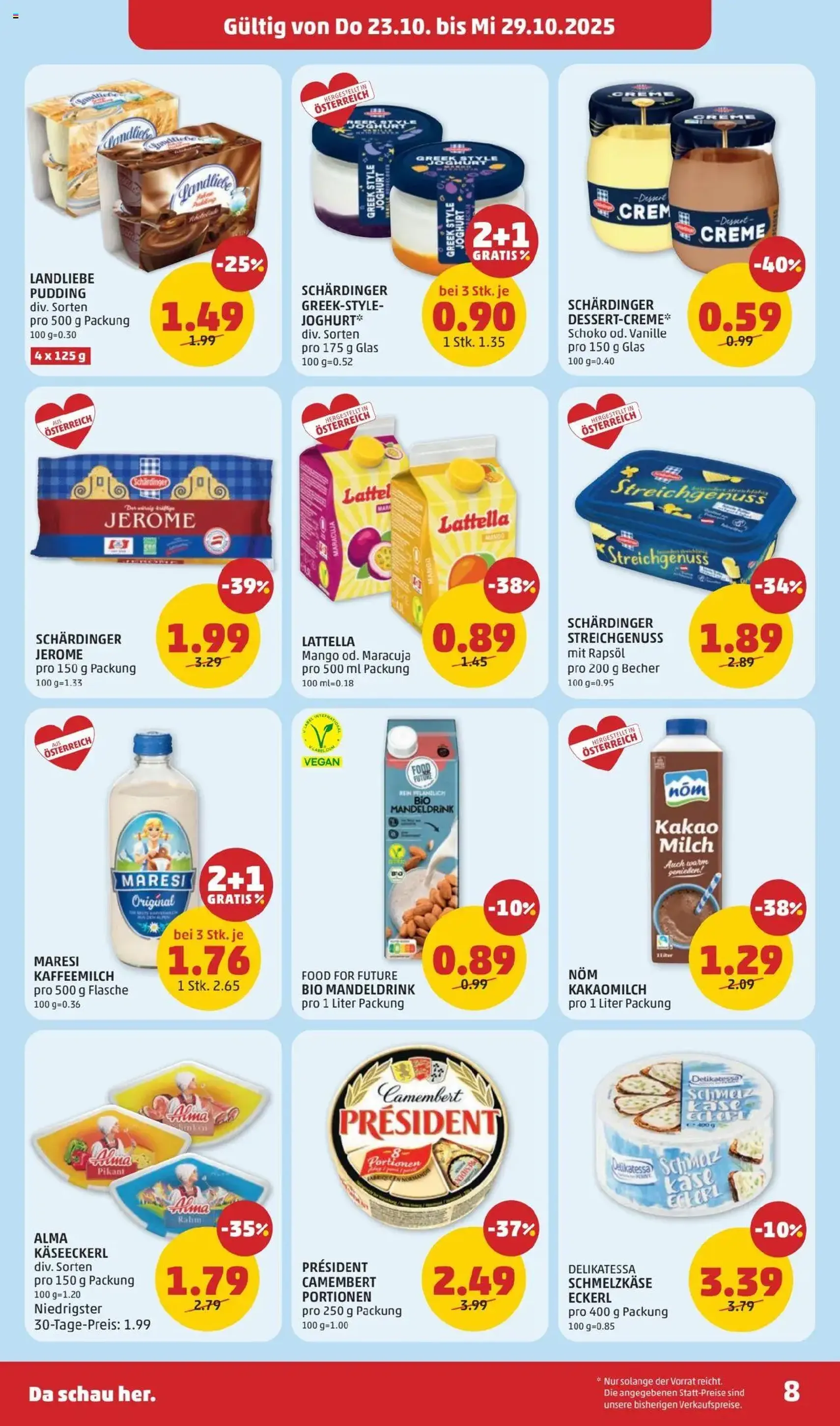 Penny Markt Flugblatt - Gültiger Prospekt ab 23.10.2025, Seite 8 von insgesamt 32 Penny Markt Flugblatt - Gültiger Prospekt ab 23.10.2025, Seite 8 von insgesamt 32