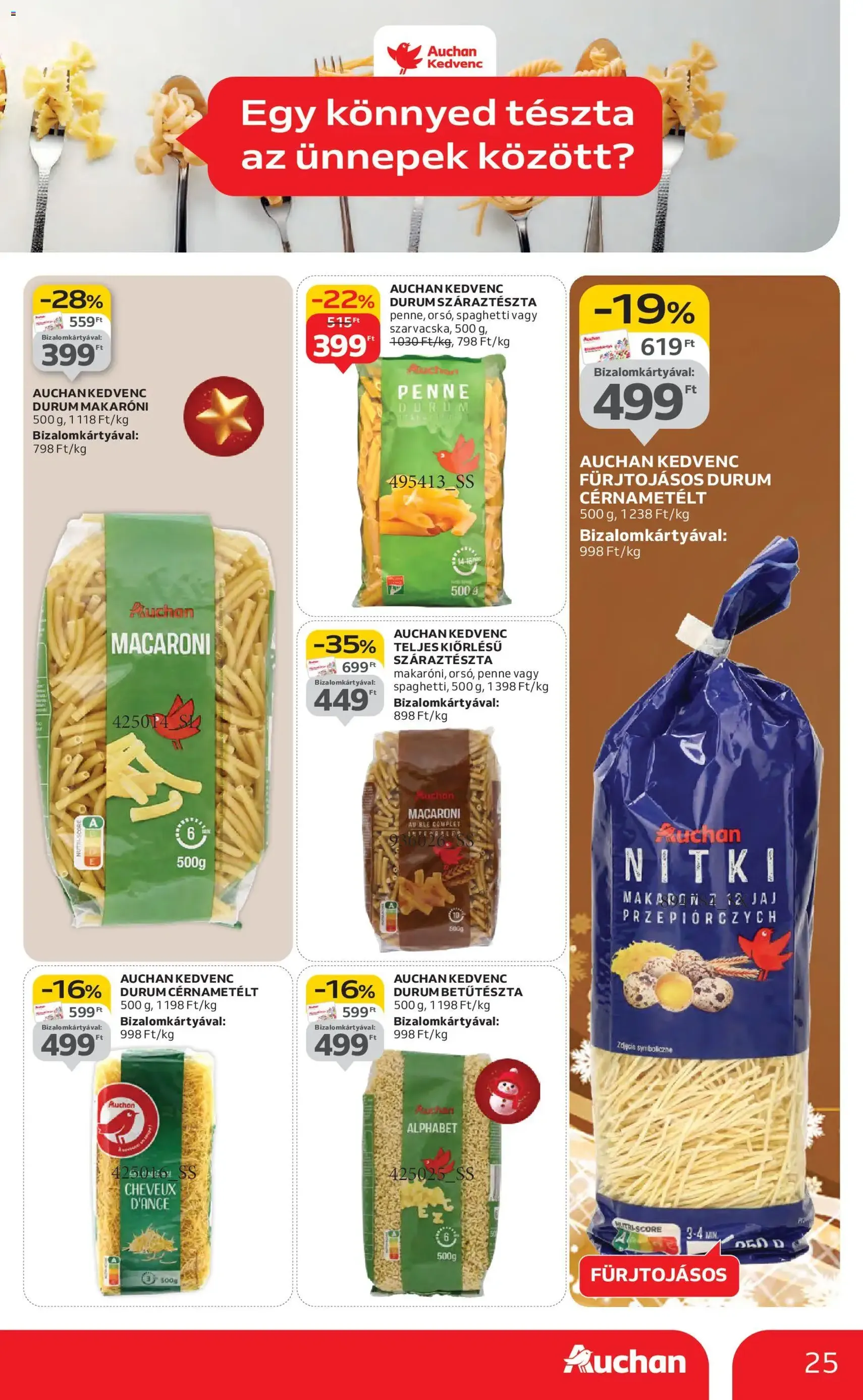 Auchan Akciós újság - 2025.12.11. érvényes szórólap 25 oldal 76 oldalból