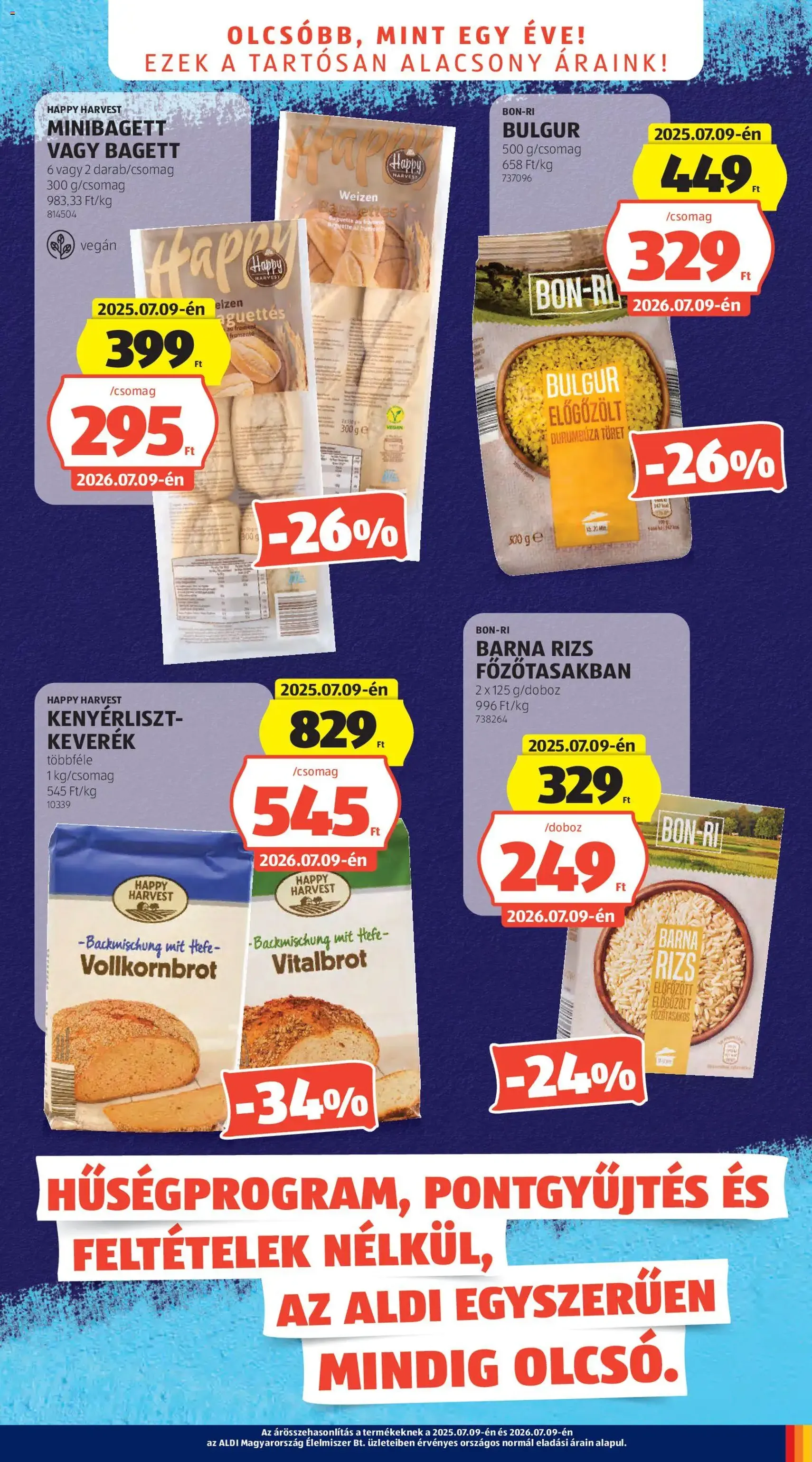 Aldi akciós újság - 2026.07.09. érvényes szórólap 3 oldal 56 oldalból