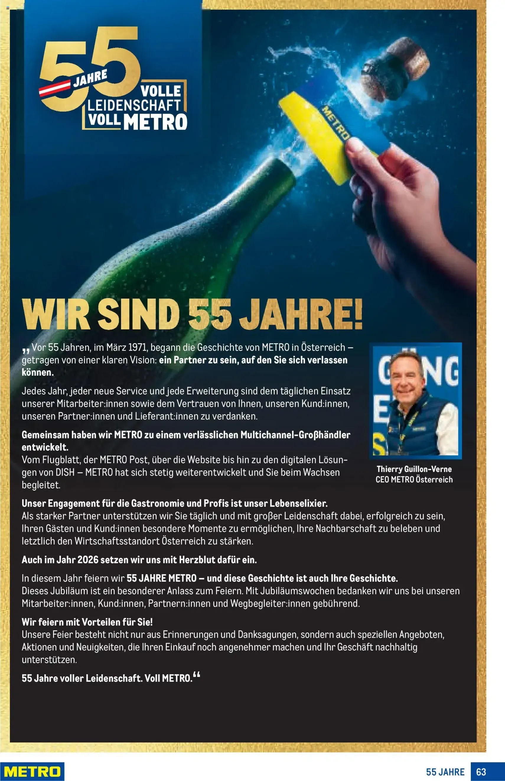 Metro angebote Profi - Gültiger Prospekt ab 19.02.2026, Seite 63 von insgesamt 64