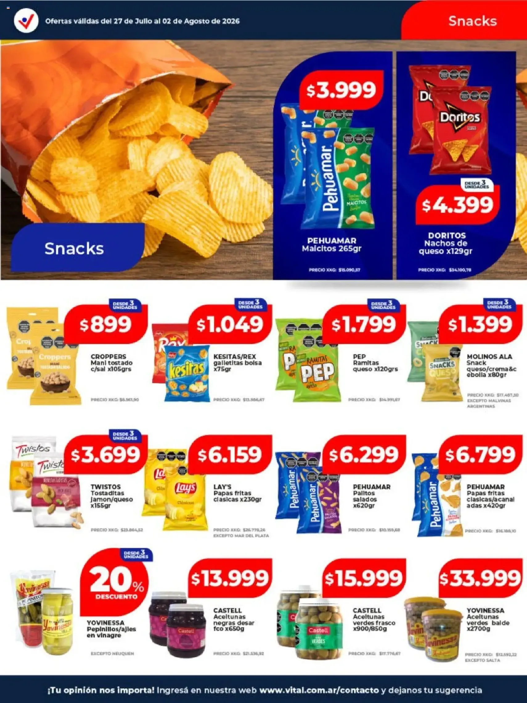 Vital - Ofertas - folleto válido desde 27/07/2026 página 21 de 21