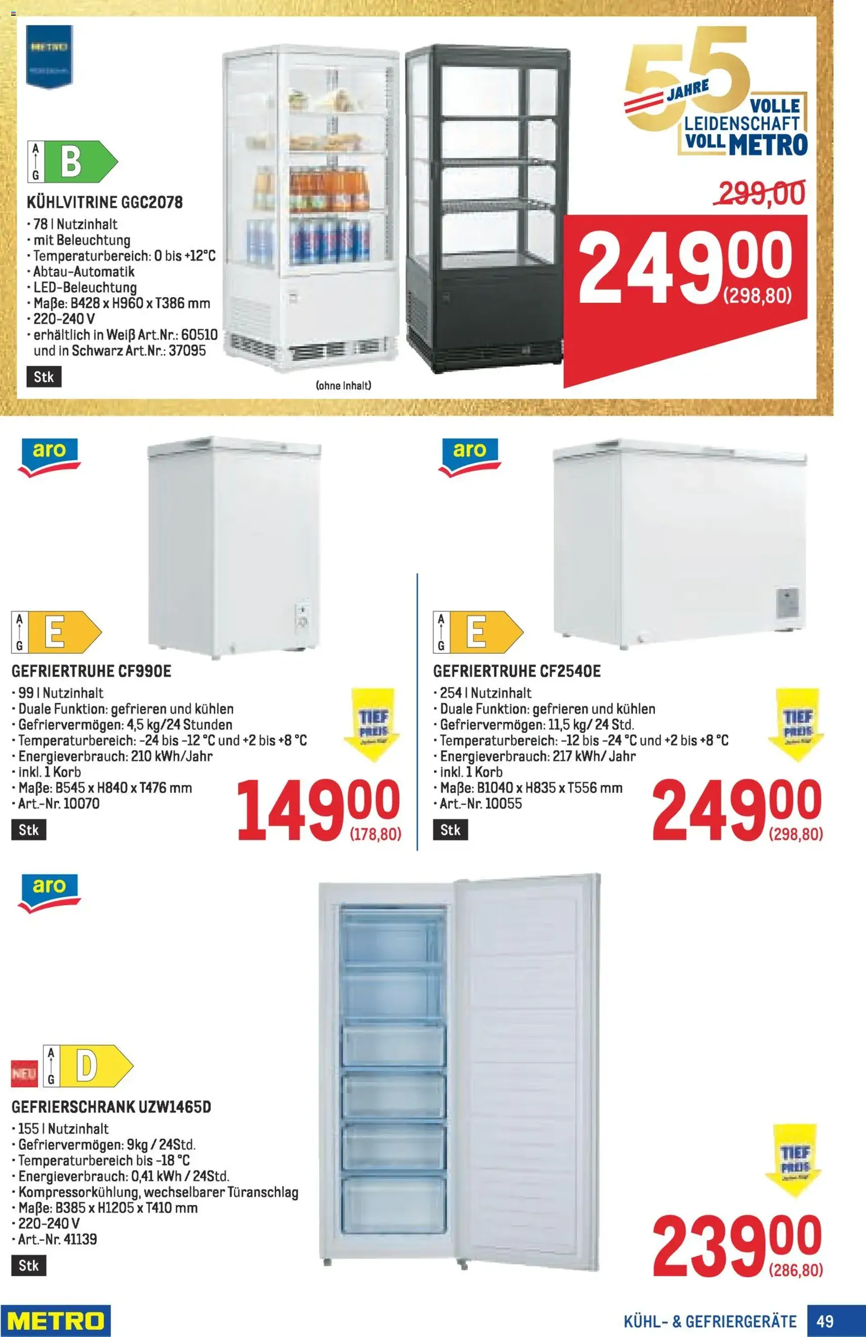 Metro angebote Profi - Gültiger Prospekt ab 05.03.2026, Seite 49 von insgesamt 72