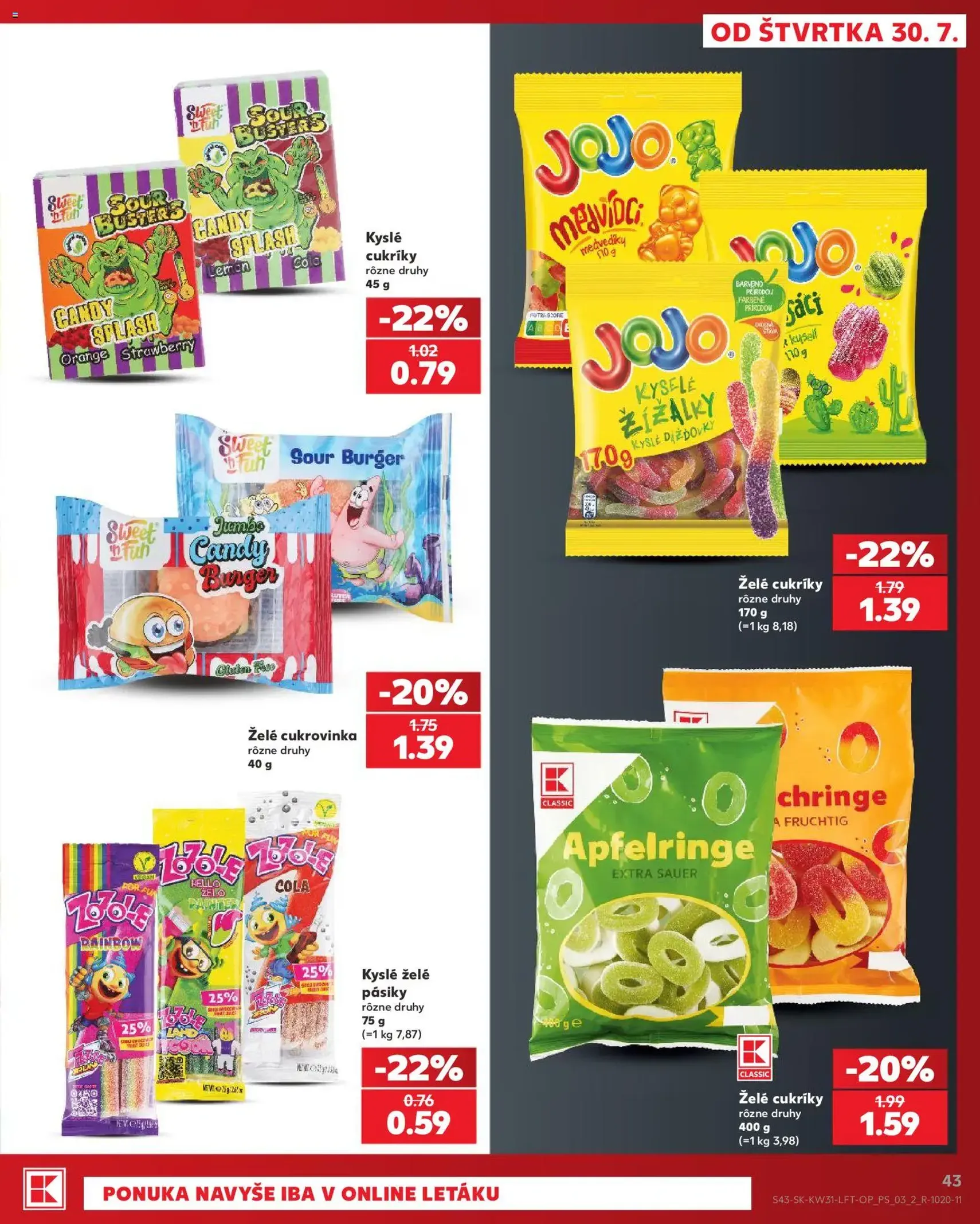 Kaufland leták - platný leták od 30.07.2026 strana 43 z 74
