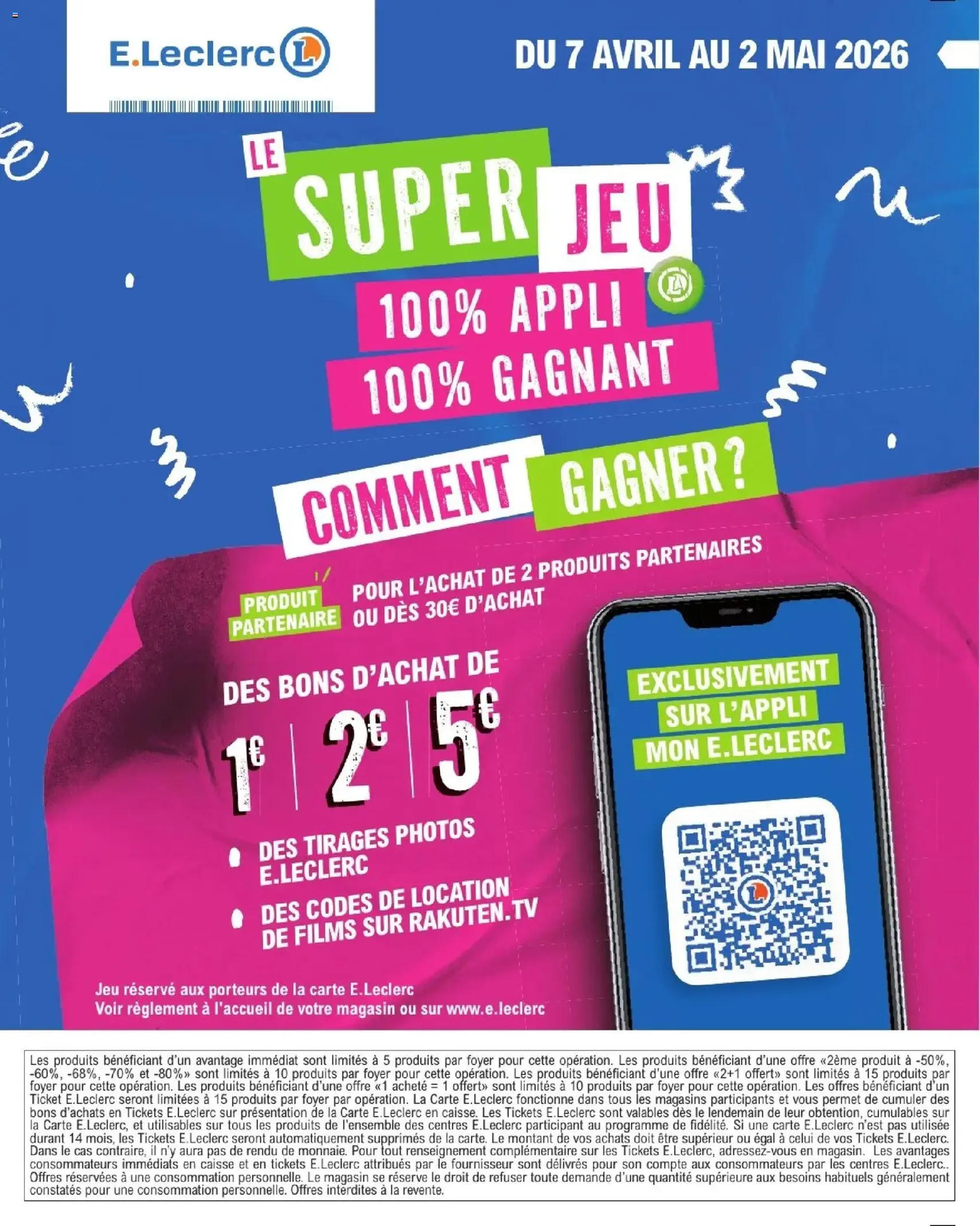 E.Leclerc catalogue de la semaine 17 - brochure valable à partir du 21/04/2026, page 2 sur 44
