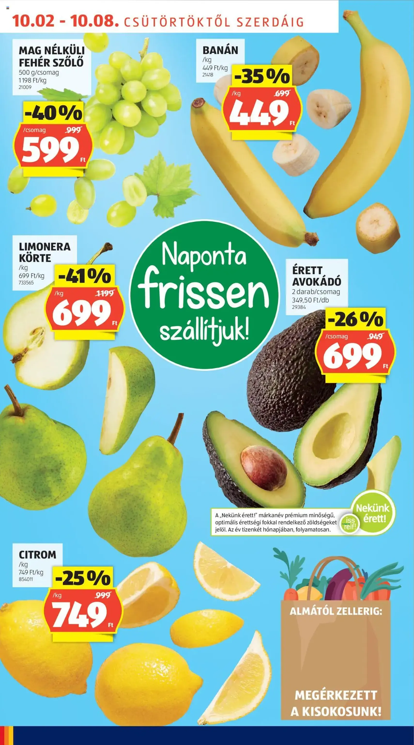 Aldi Akciós újság - 2025.10.02. érvényes szórólap 6 oldal 40 oldalból Aldi Akciós újság - 2025.10.02. érvényes szórólap 6 oldal 40 oldalból