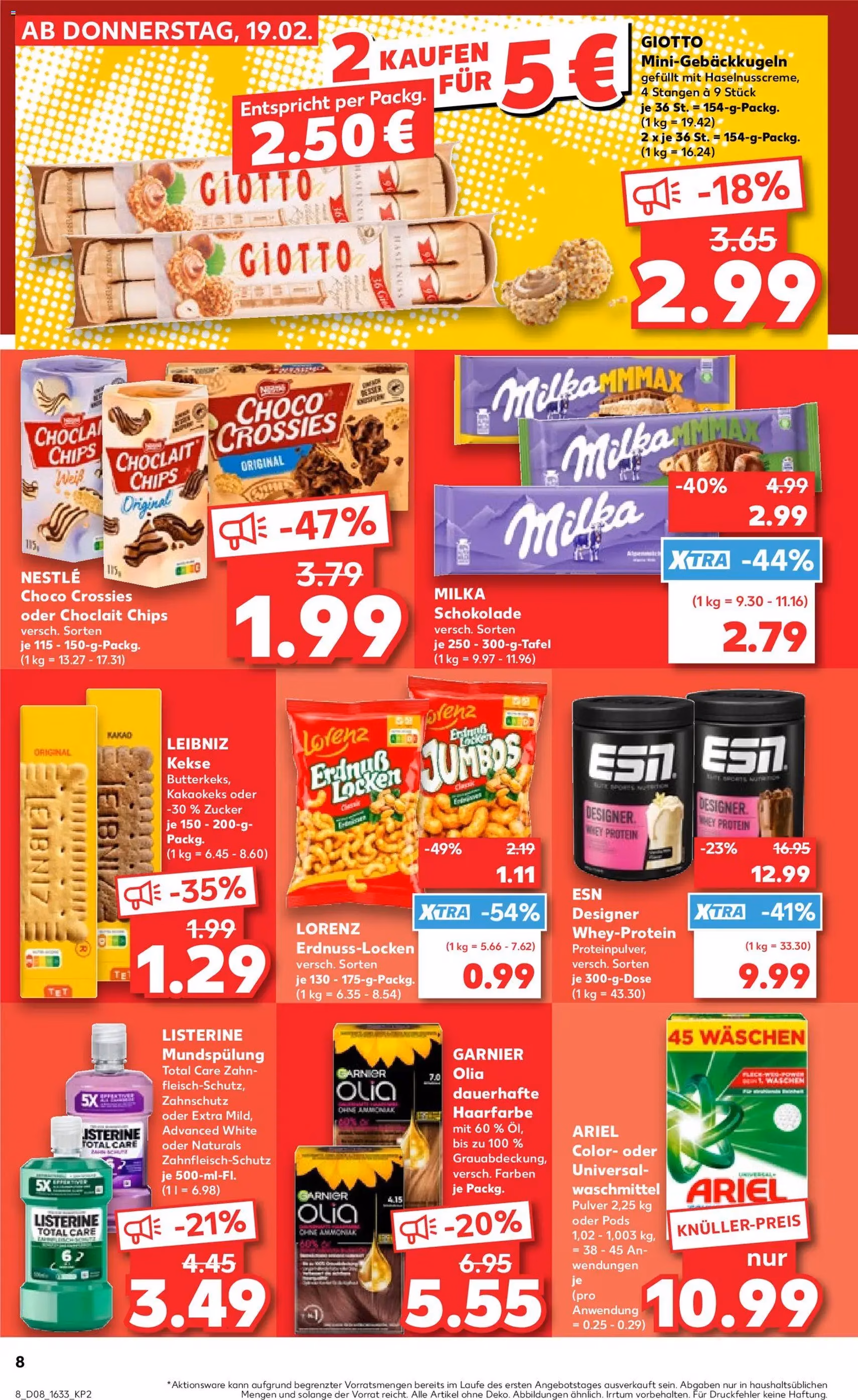 Kaufland Prospekt - Gültiger Prospekt ab 19.02.2026, Seite 8 von insgesamt 59