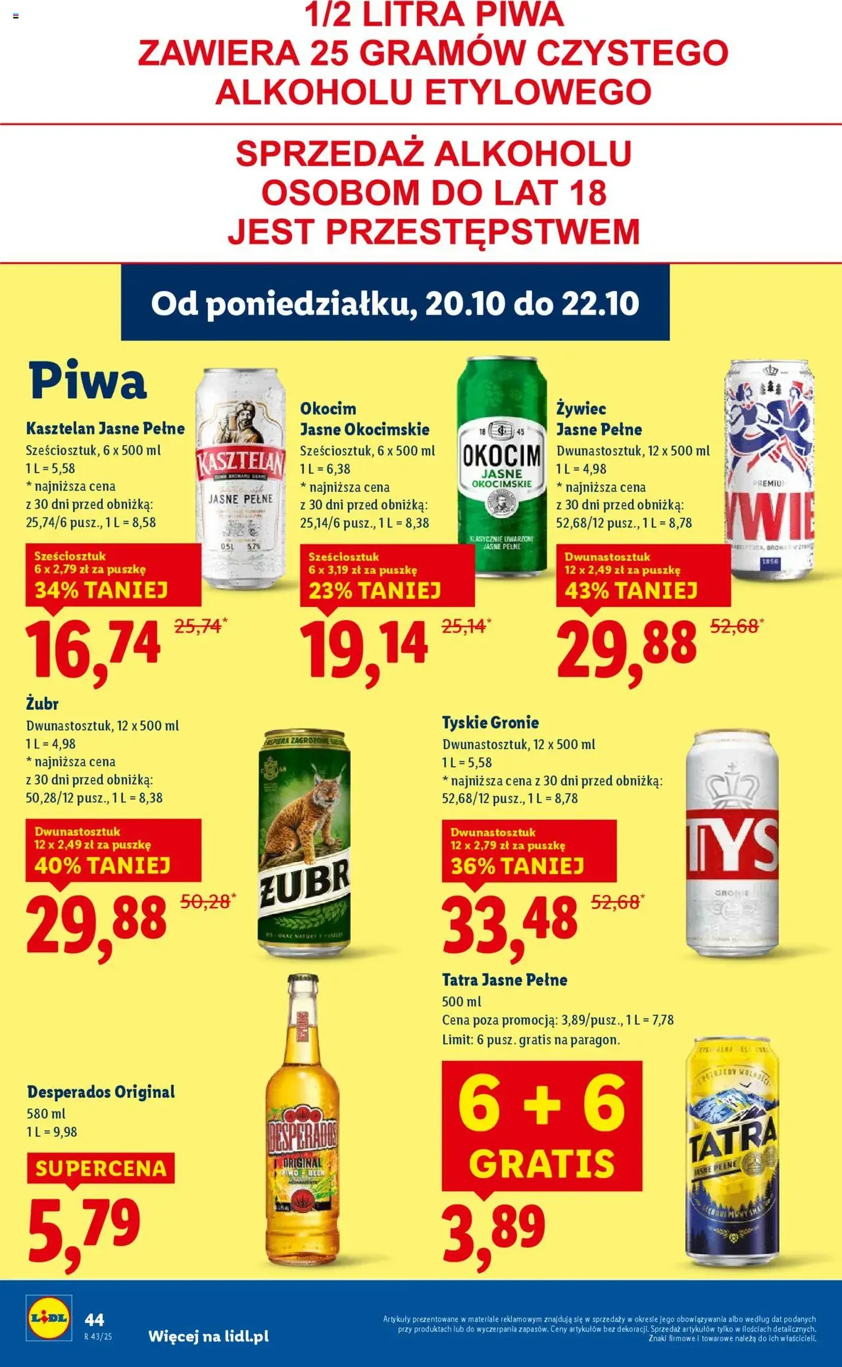 Lidl Gazetka - ważny gazetka od 20.10.2025 strona 44 z 74 Lidl Gazetka - ważny gazetka od 20.10.2025 strona 44 z 74