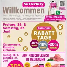 Sutterlüty Flugblatt - Prospekt Vorschau gültig ab 25.06.2026