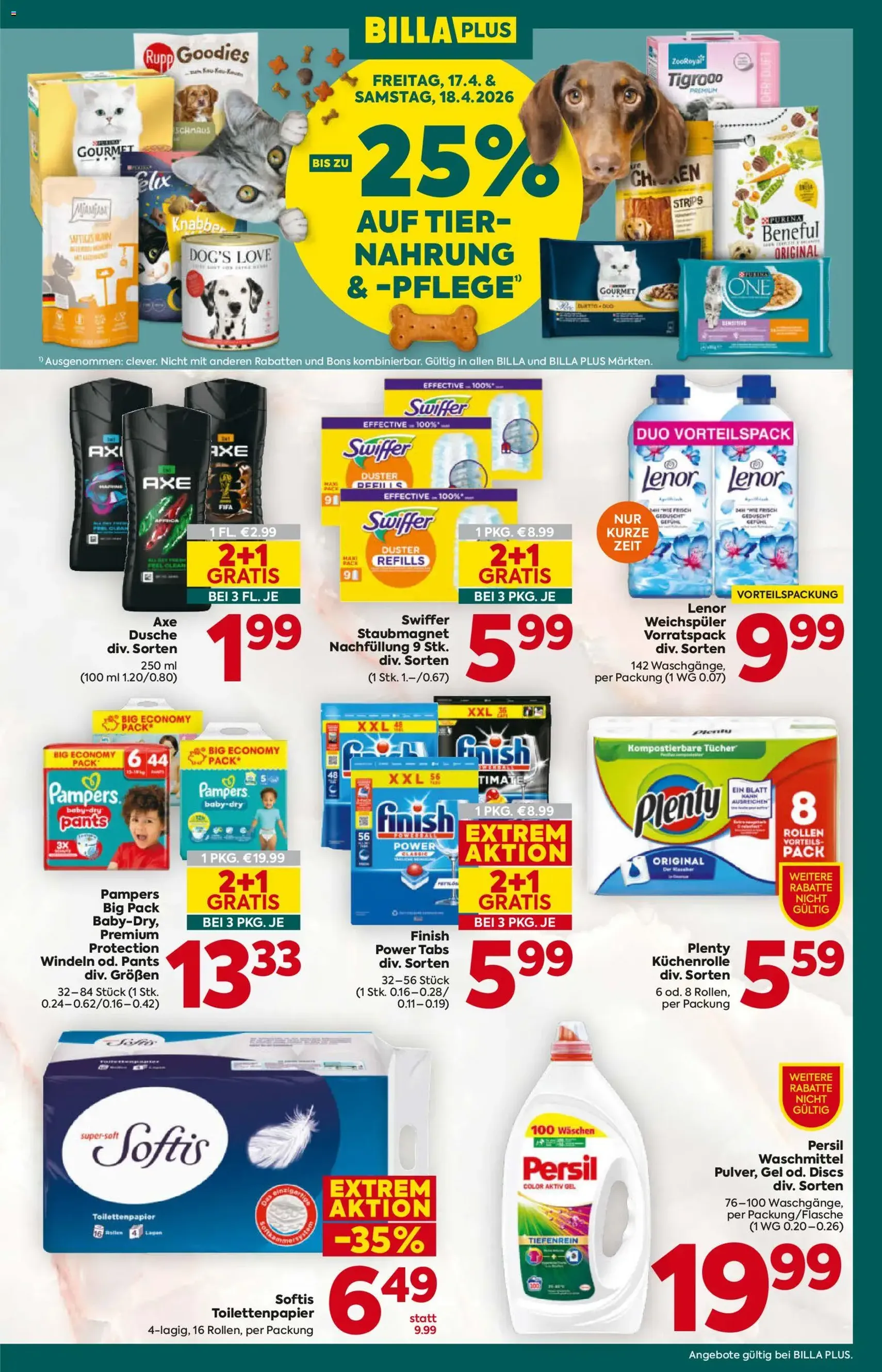 Billa Plus Flugblatt - Gültiger Prospekt ab 16.04.2026, Seite 15 von insgesamt 16