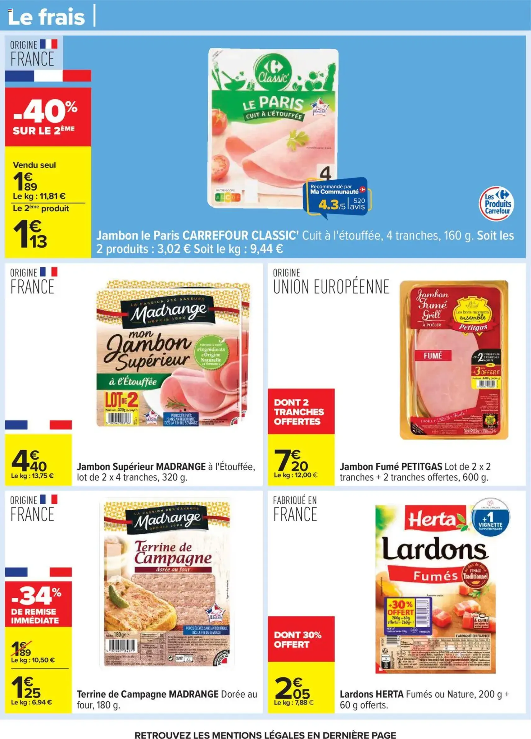 Carrefour catalogue semaine 30 - brochure valable à partir du 22/07/2025, page 38 sur 108 Carrefour catalogue semaine 30 - brochure valable à partir du 22/07/2025, page 38 sur 108