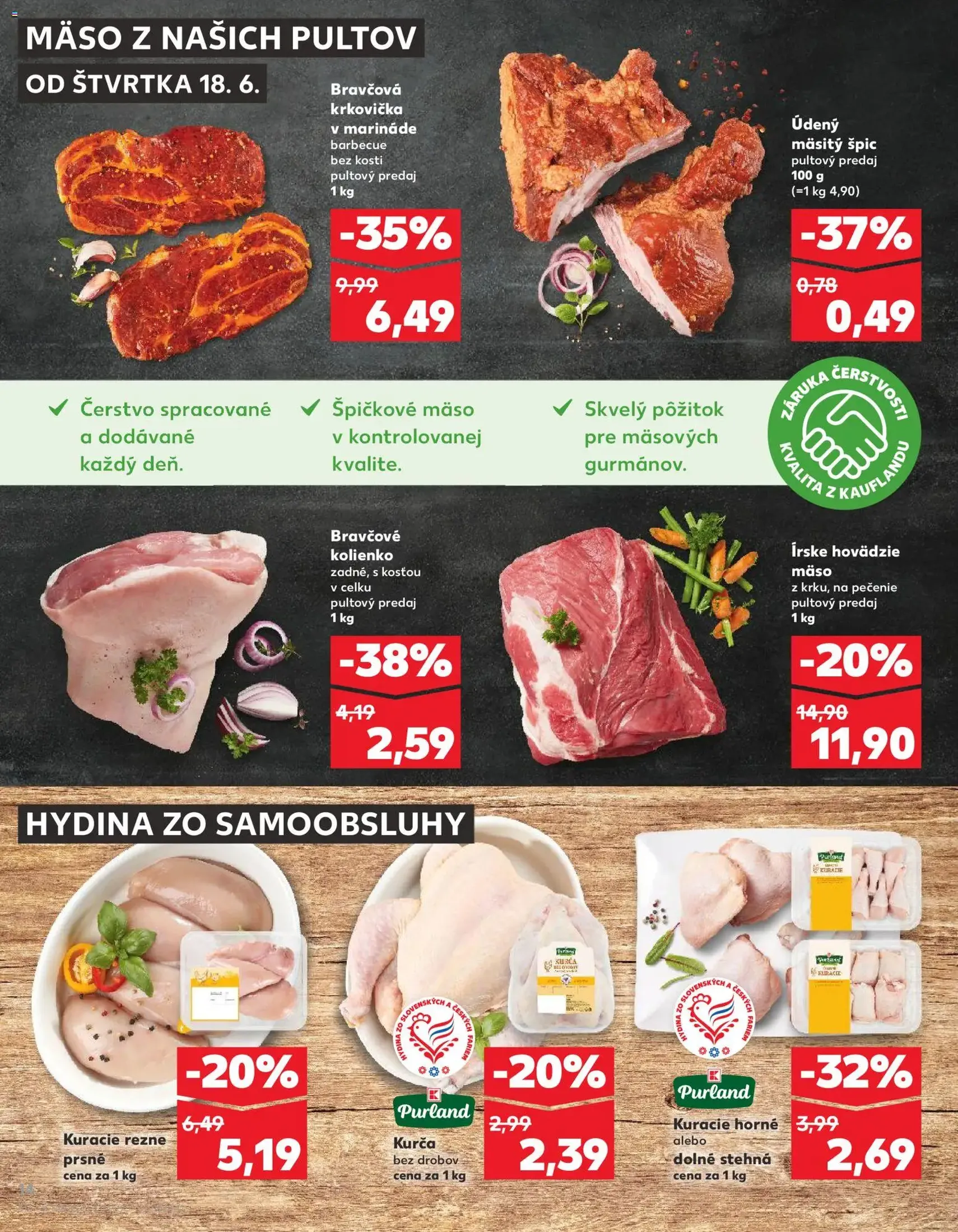 Kaufland SK akciós újság - 2026.06.18. érvényes szórólap 14 oldal 84 oldalból