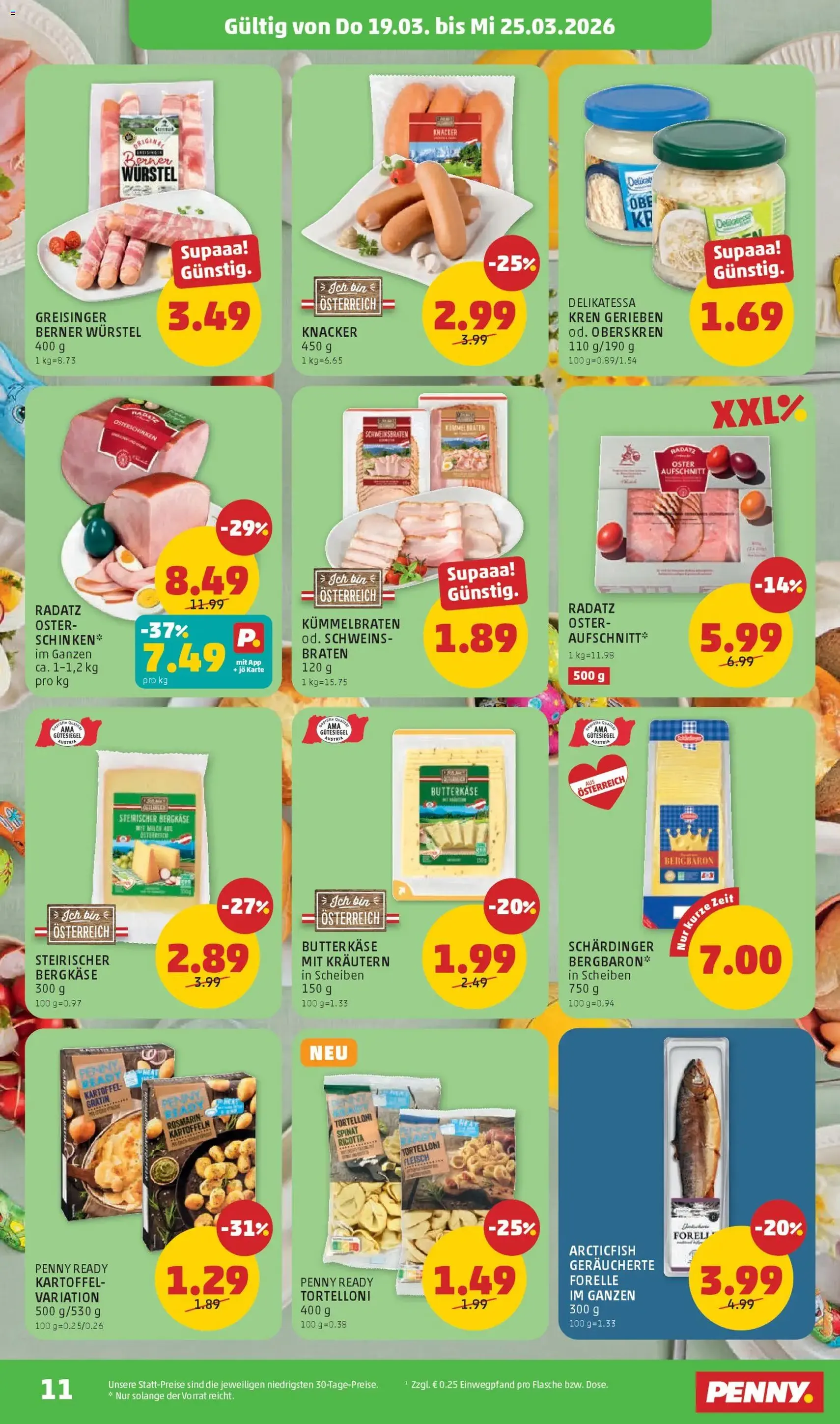 Penny Markt - Flugblatt - Gültiger Prospekt ab 19.03.2026, Seite 11 von insgesamt 32