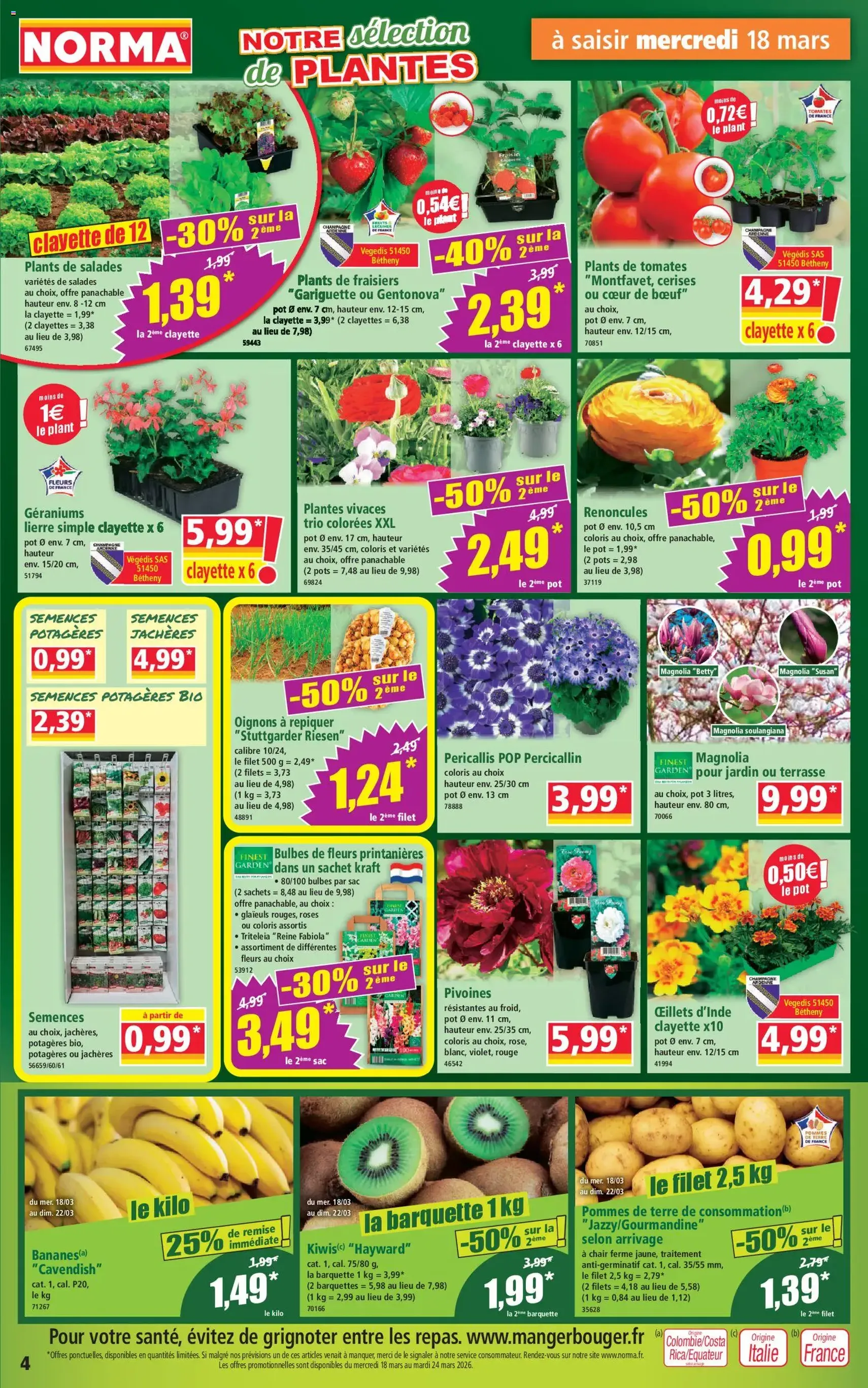 Norma catalogue - brochure valable à partir du 18/03/2026, page 4 sur 14