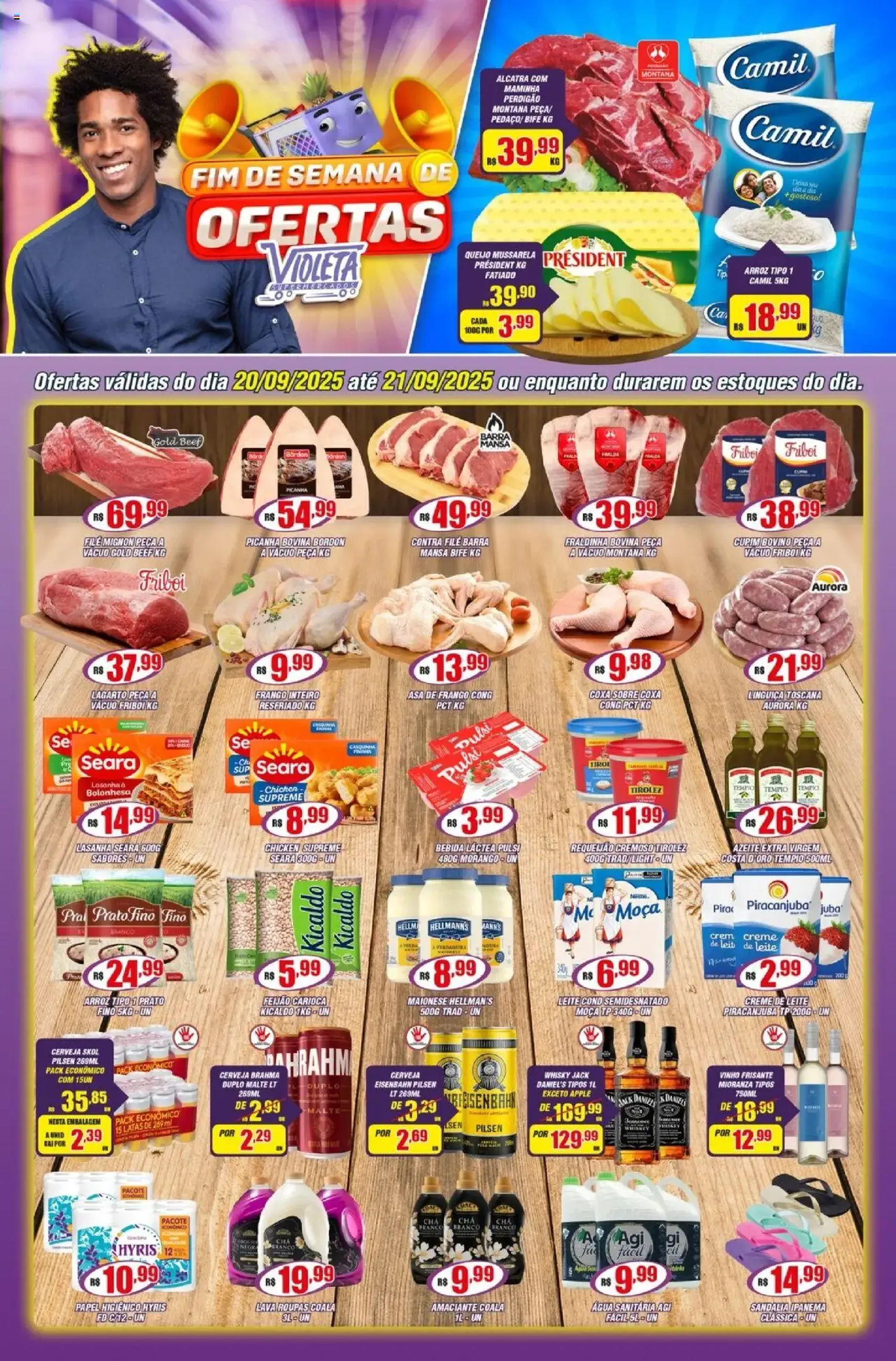 Violeta Supermercados - Ofertas da semana - folheto válido a partir de 20/09/2025 página 1 de 4