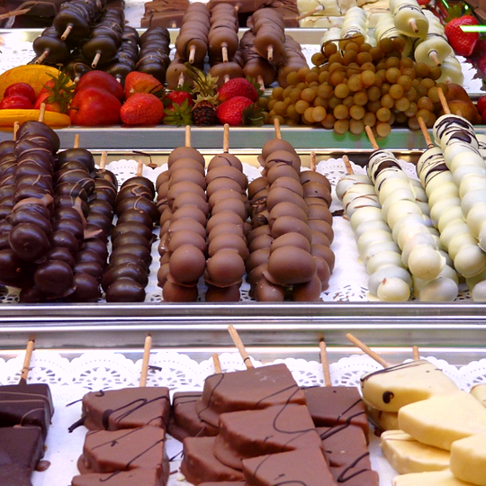 Anteprima ricetta Preparate la vostra frutta al cioccolato