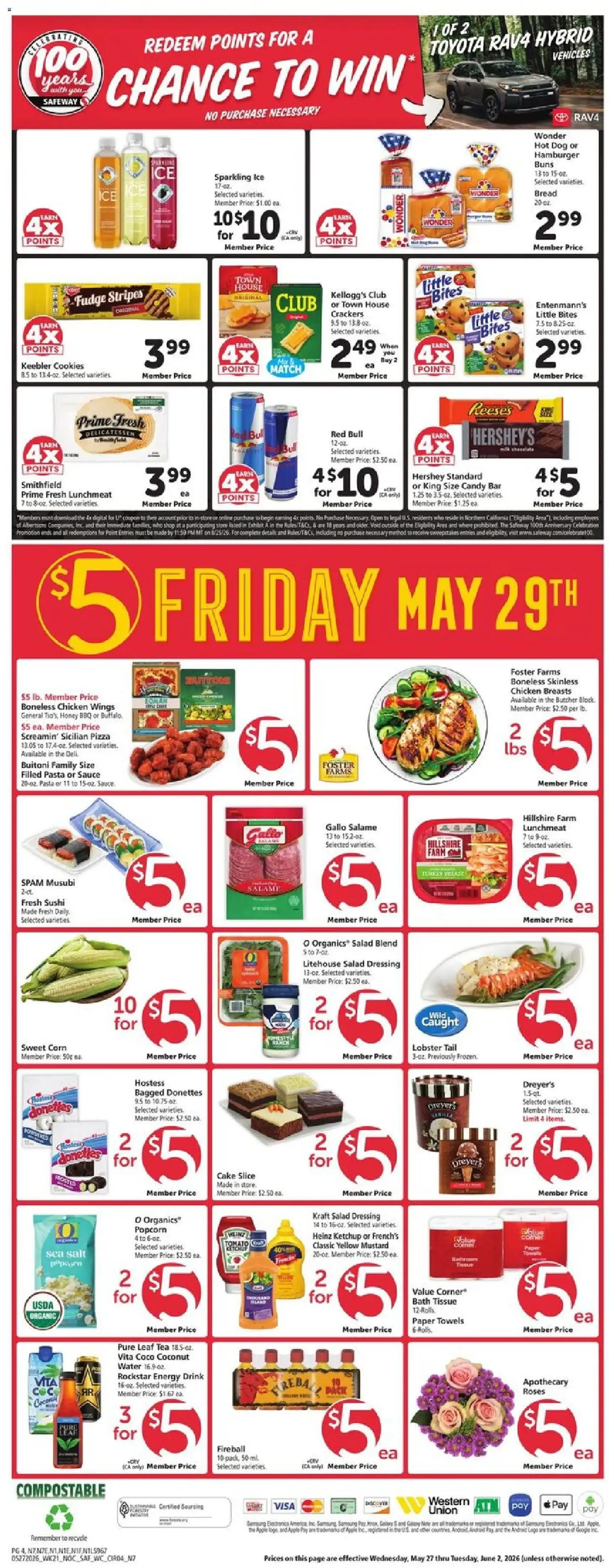 Safeway Weekly Ad - valid flyer from 05/27/2026, page 4 of 10