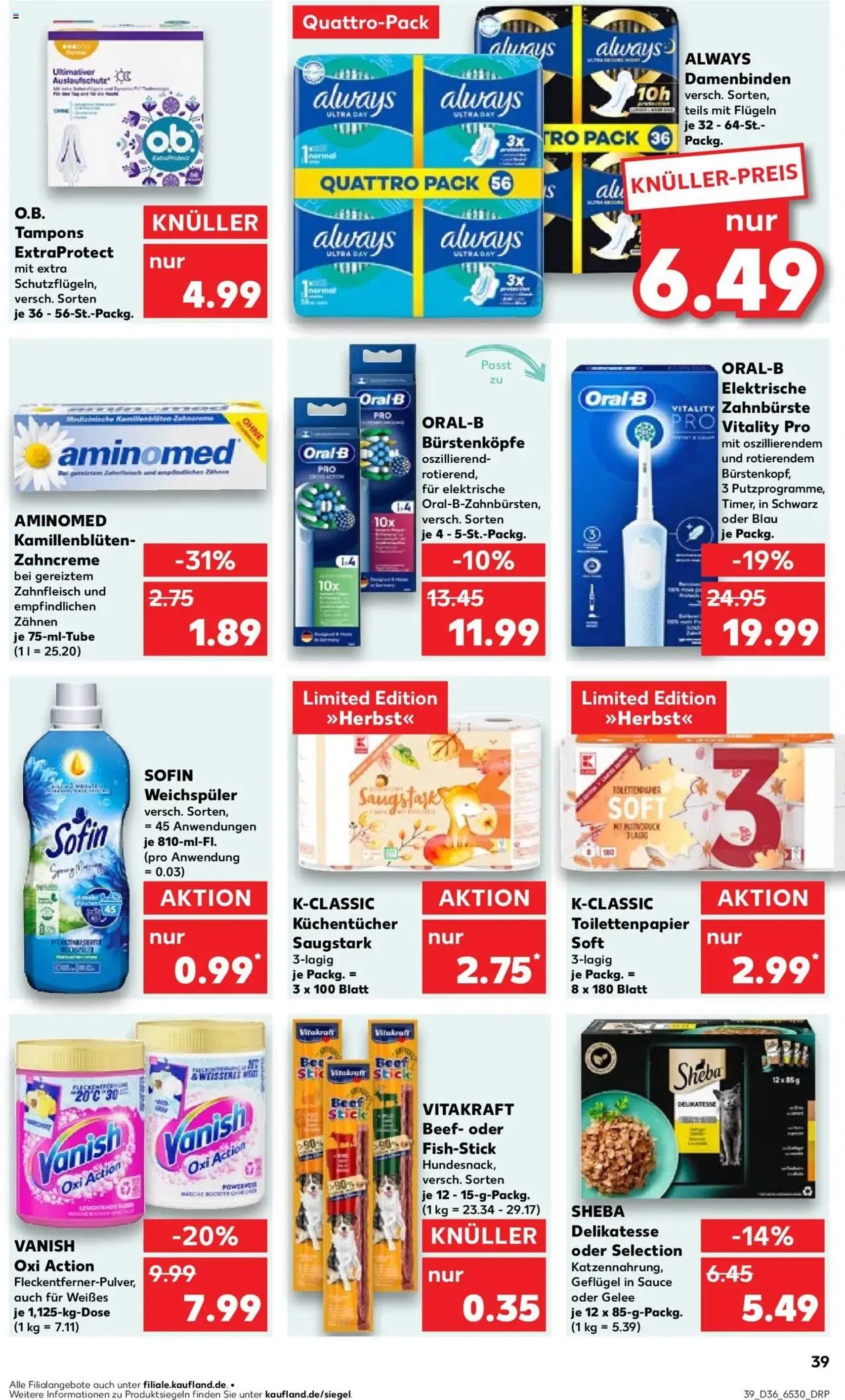 Kaufland Prospekt - Gültiger Prospekt ab 04.09.2025, Seite 39 von insgesamt 64 Kaufland Prospekt - Gültiger Prospekt ab 04.09.2025, Seite 39 von insgesamt 64