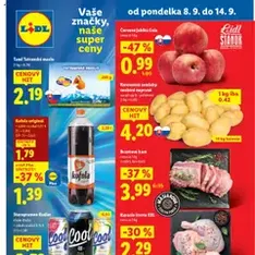 Lidl leták - náhľad letáku platný od 08.09.2025