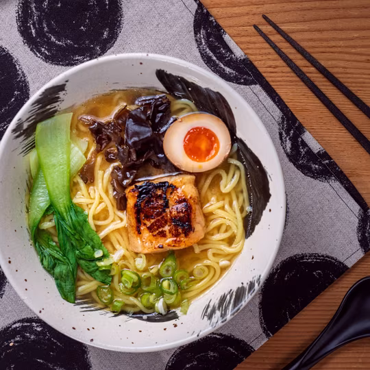 Anteprima ricetta Ramen con pesce siluro