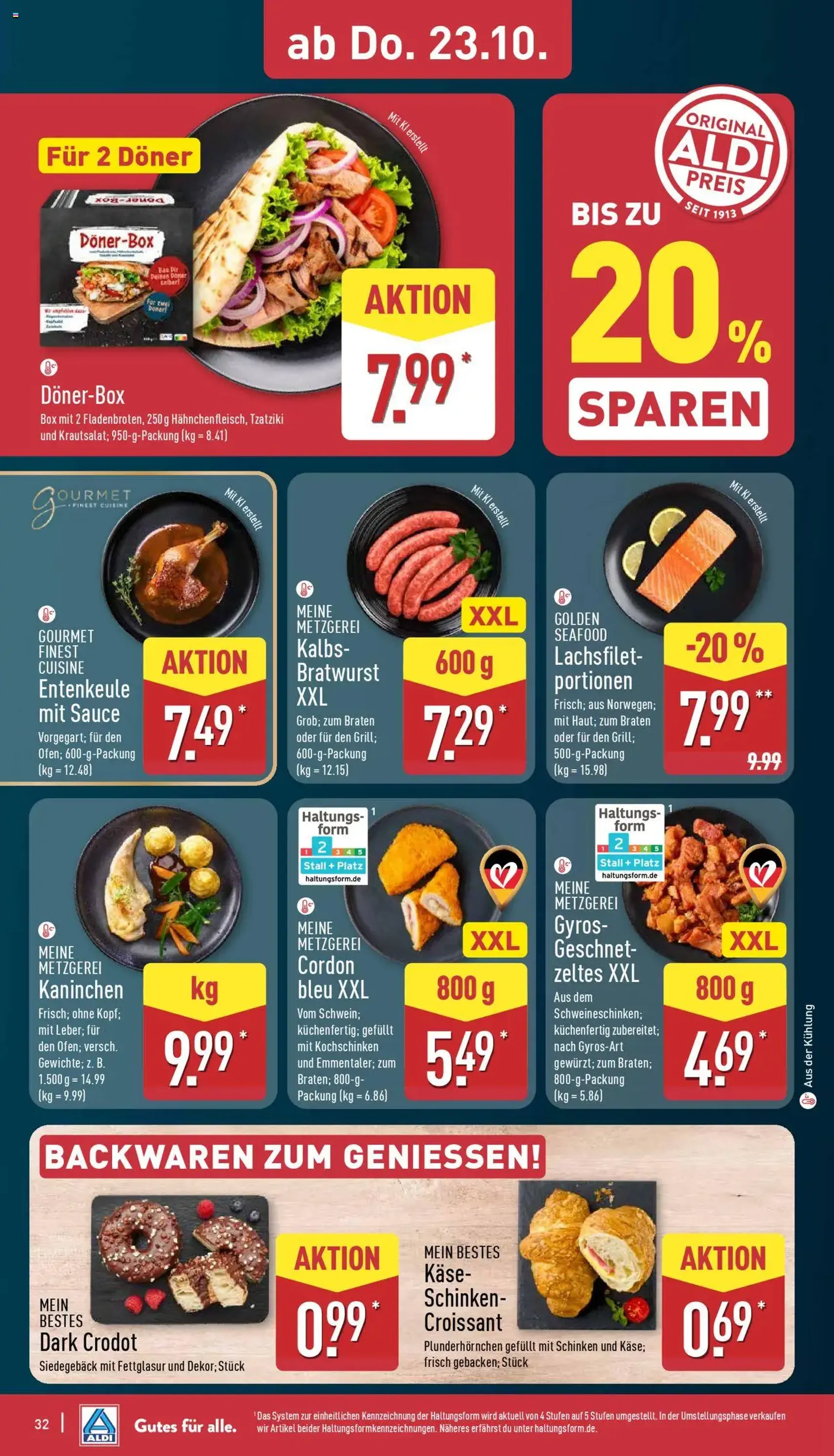 Aldi Prospekt - Gültiger Prospekt ab 20.10.2025, Seite 32 von insgesamt 43 Aldi Prospekt - Gültiger Prospekt ab 20.10.2025, Seite 32 von insgesamt 43