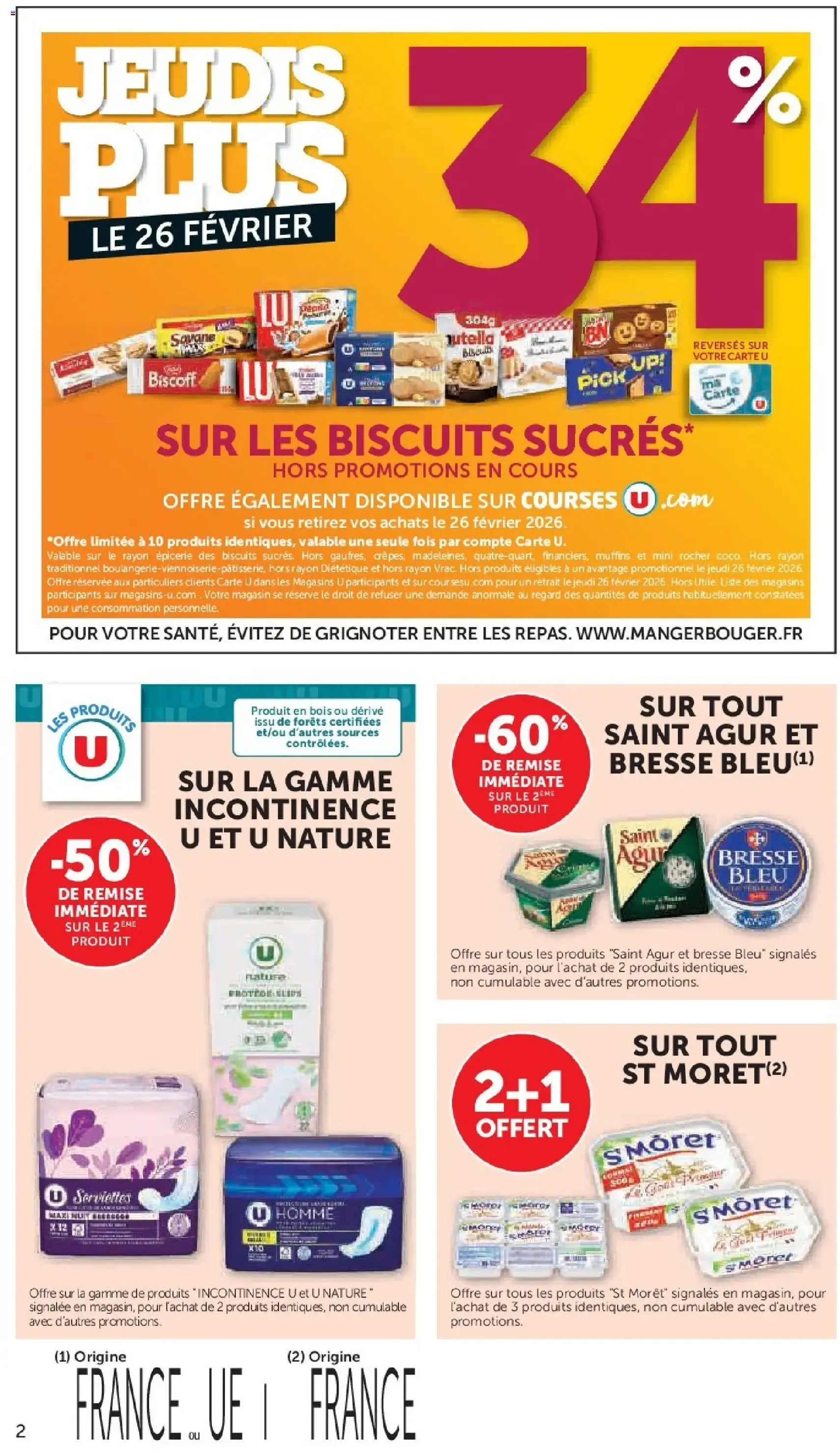 U Express Prospectus - brochure valable à partir du 17/02/2026, page 2 sur 18