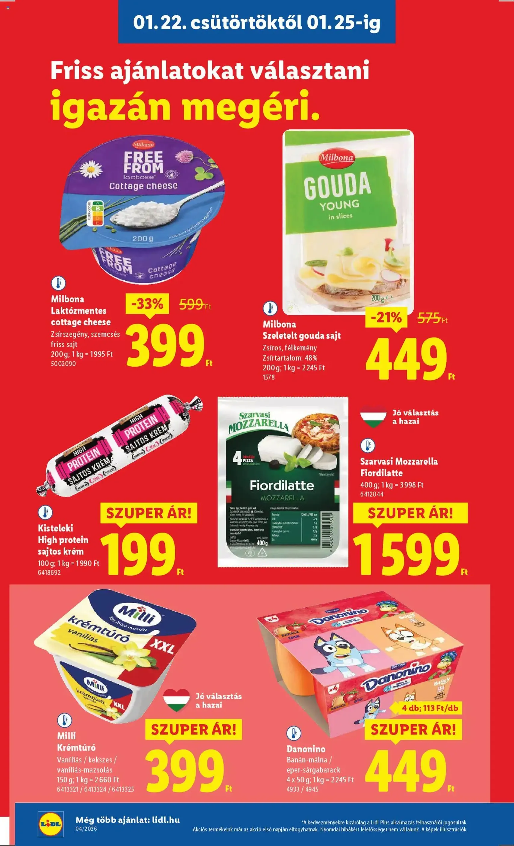 Lidl Akciós újság - 2026.01.22. érvényes szórólap 6 oldal 58 oldalból