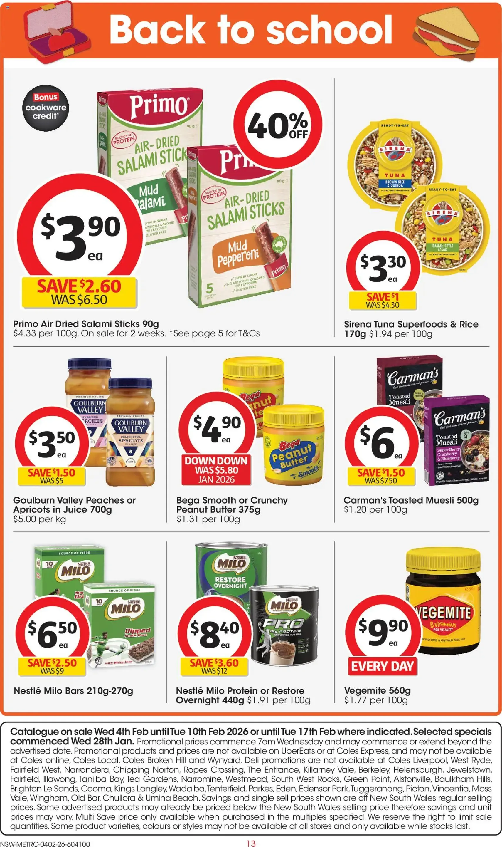 Coles Catalogue - valid flyer from 04/02/2026, page 13 of 49
