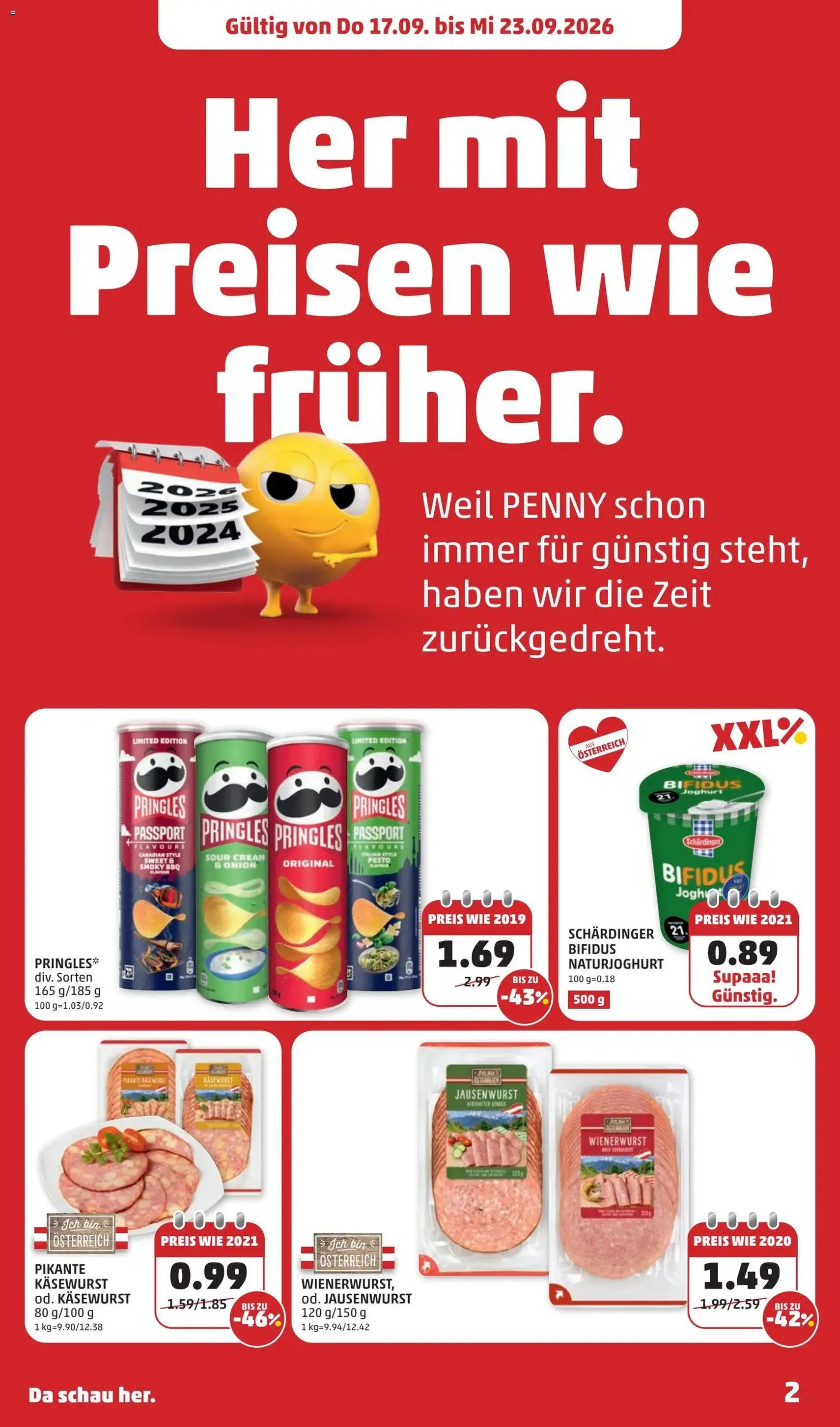 Penny Markt - Flugblatt - Gültiger Prospekt ab 17.09.2026, Seite 2 von insgesamt 28