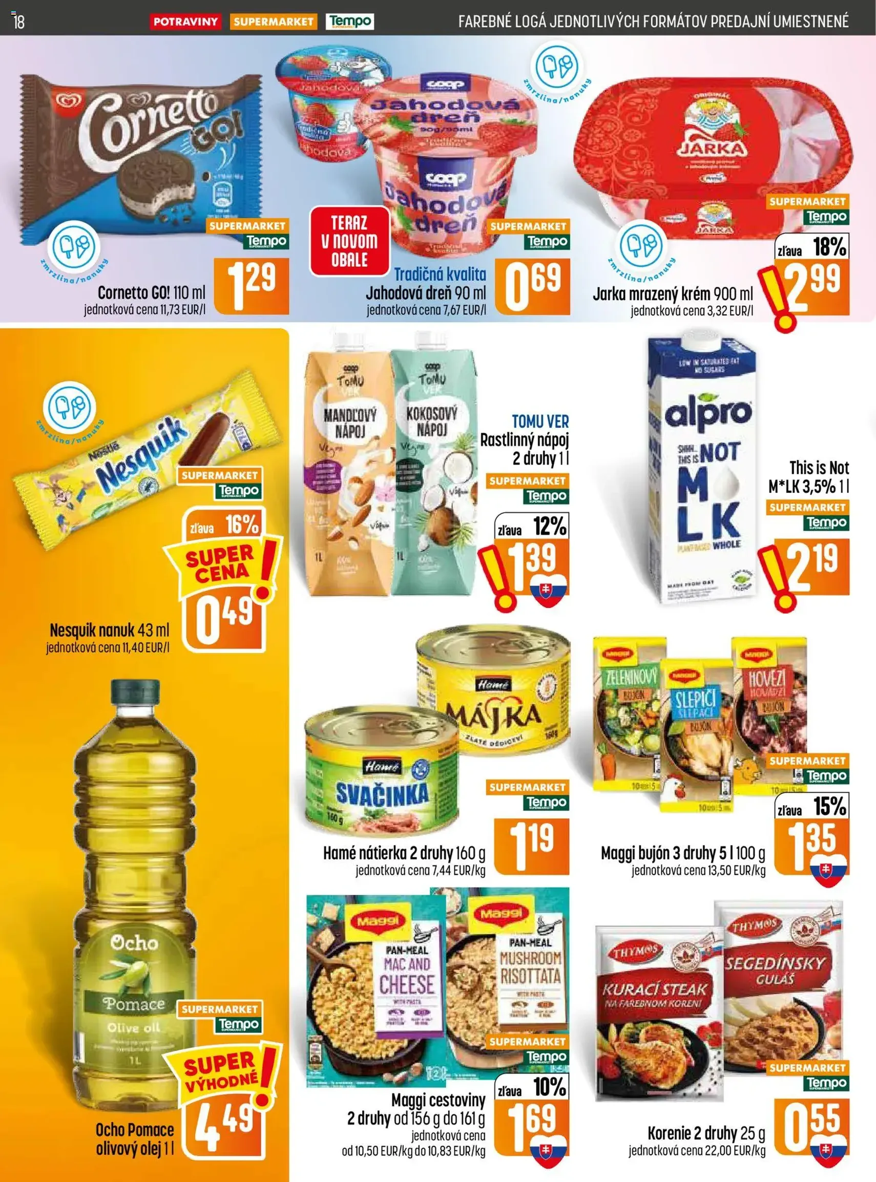 COOP Jednota leták - platný leták od 30.07.2026 strana 18 z 28