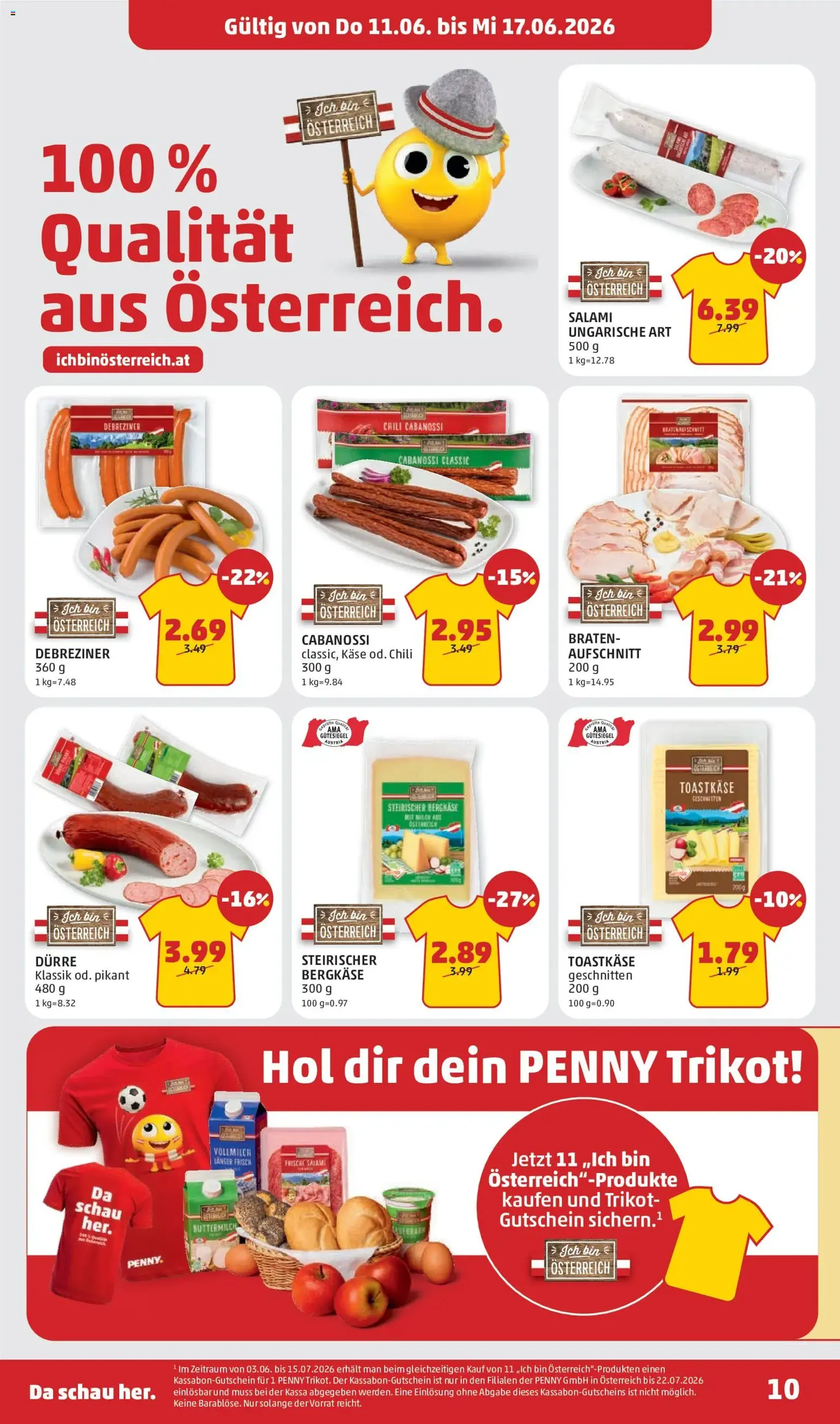 Penny Markt - Flugblatt - Gültiger Prospekt ab 11.06.2026, Seite 10 von insgesamt 32