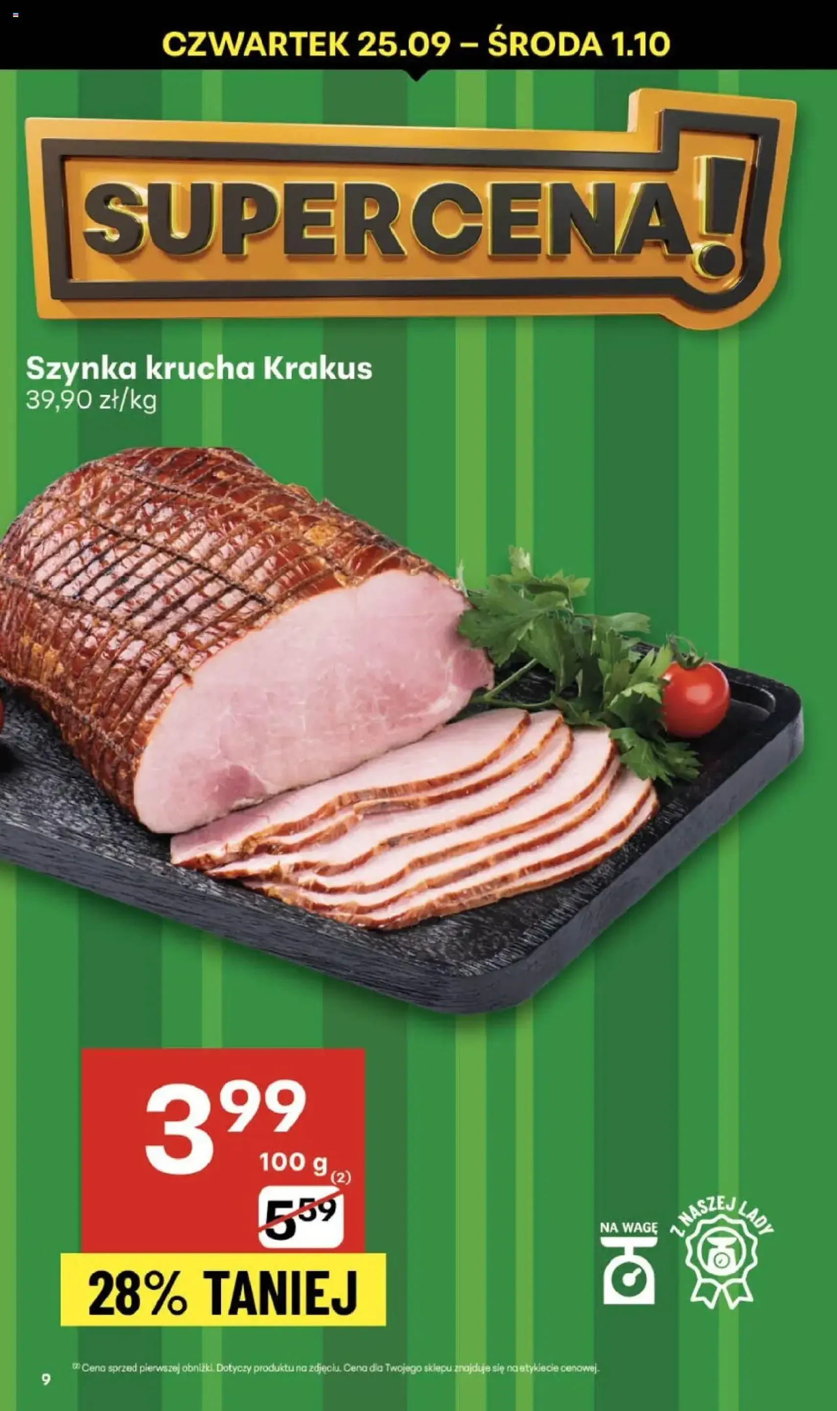 Delikatesy Centrum Gazetka - ważny gazetka od 25.09.2025 strona 9 z 52