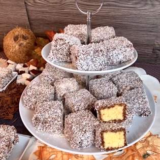 Recipe preview Best homemade recipe for Lamington typical Australian dessert