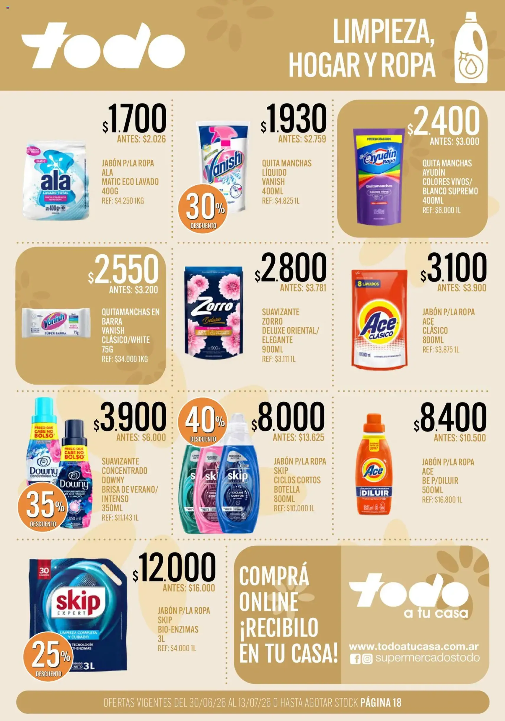 Supermercados TODO Ofertas - folleto válido desde 30/06/2026 página 18 de 21