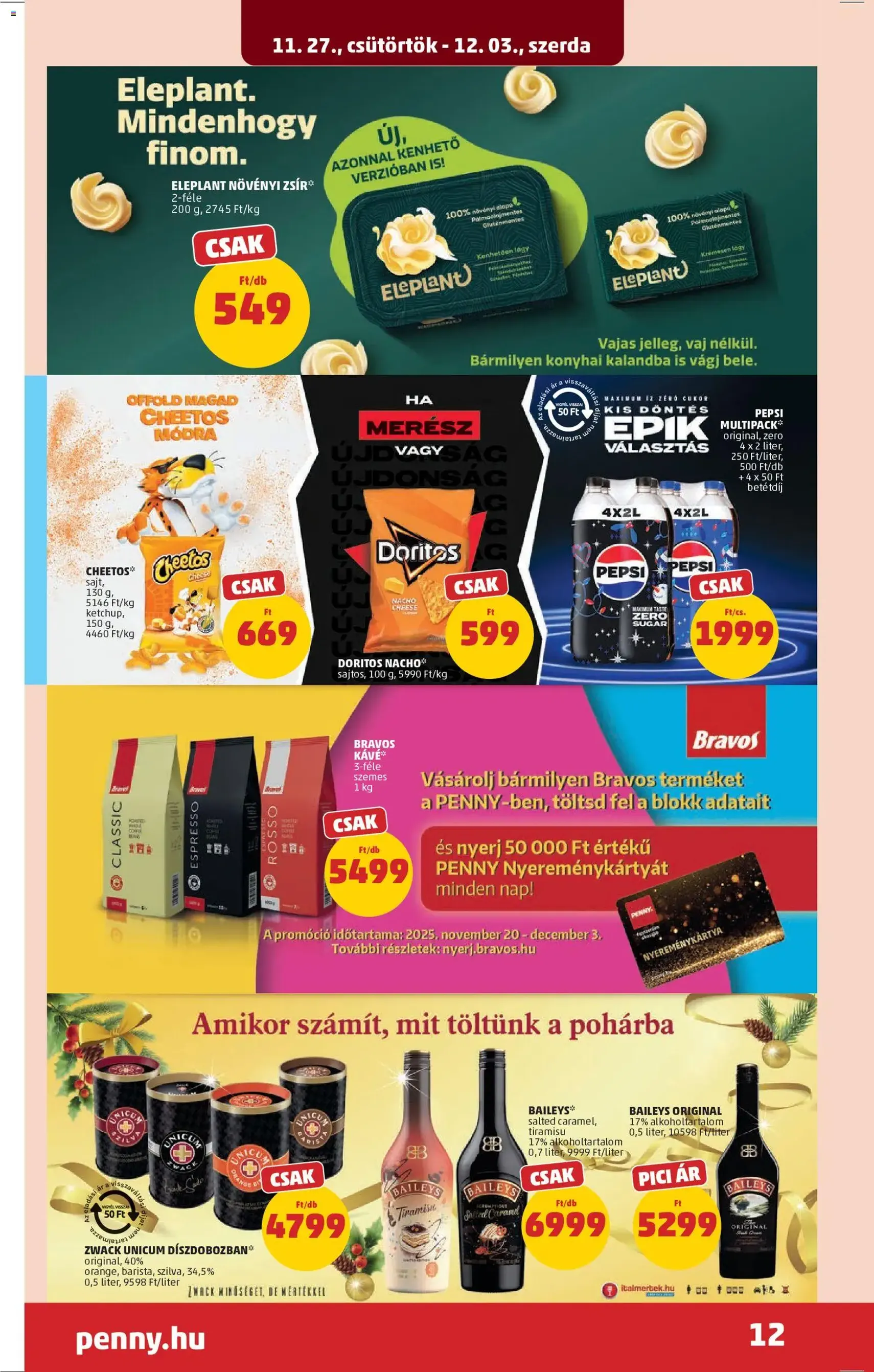 PENNY Akciós újság - 2025.11.27. érvényes szórólap 16 oldal 46 oldalból
