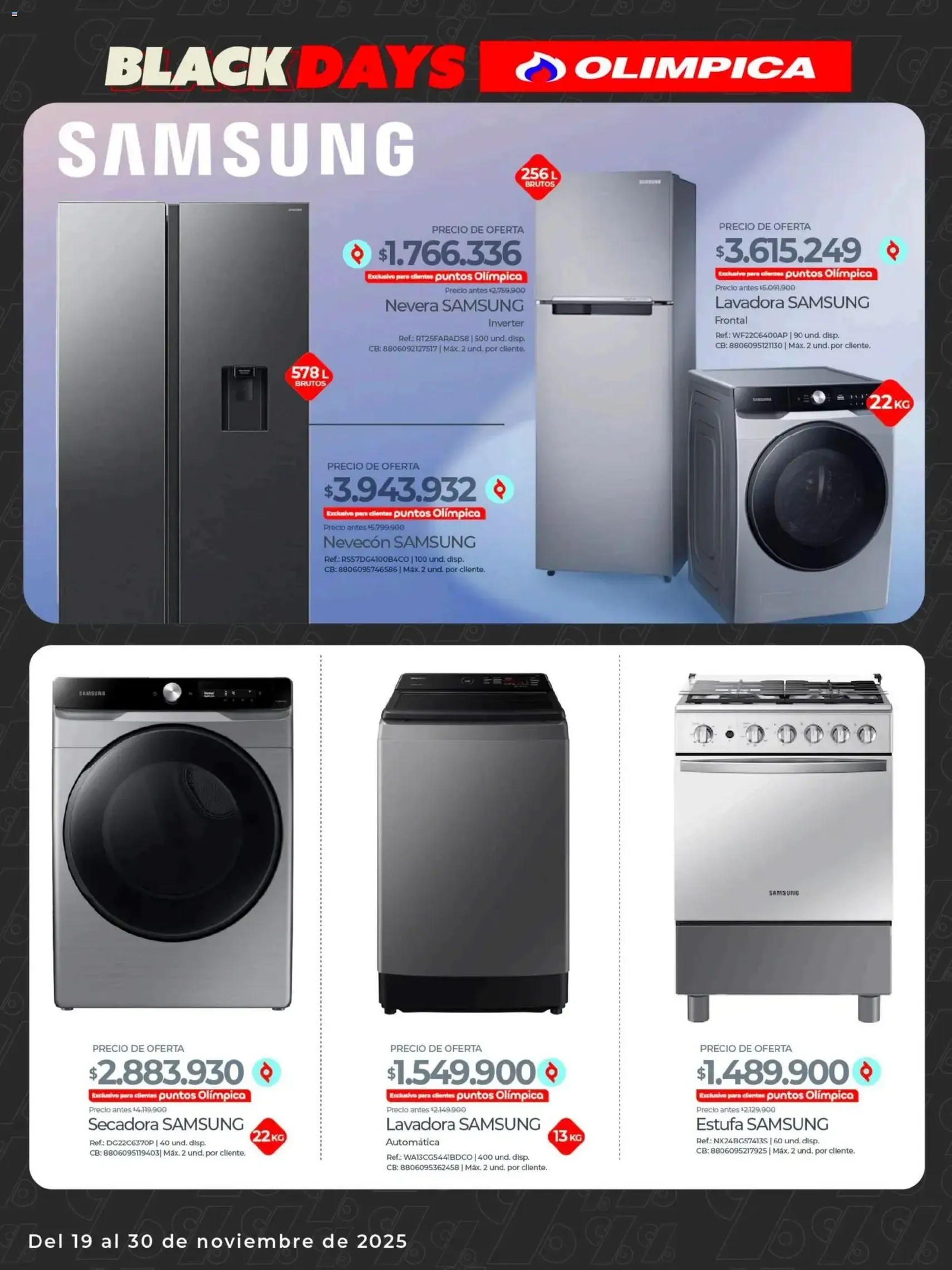 Olímpica - Black Friday - folleto válido desde 19/11/2025 página 14 de 31