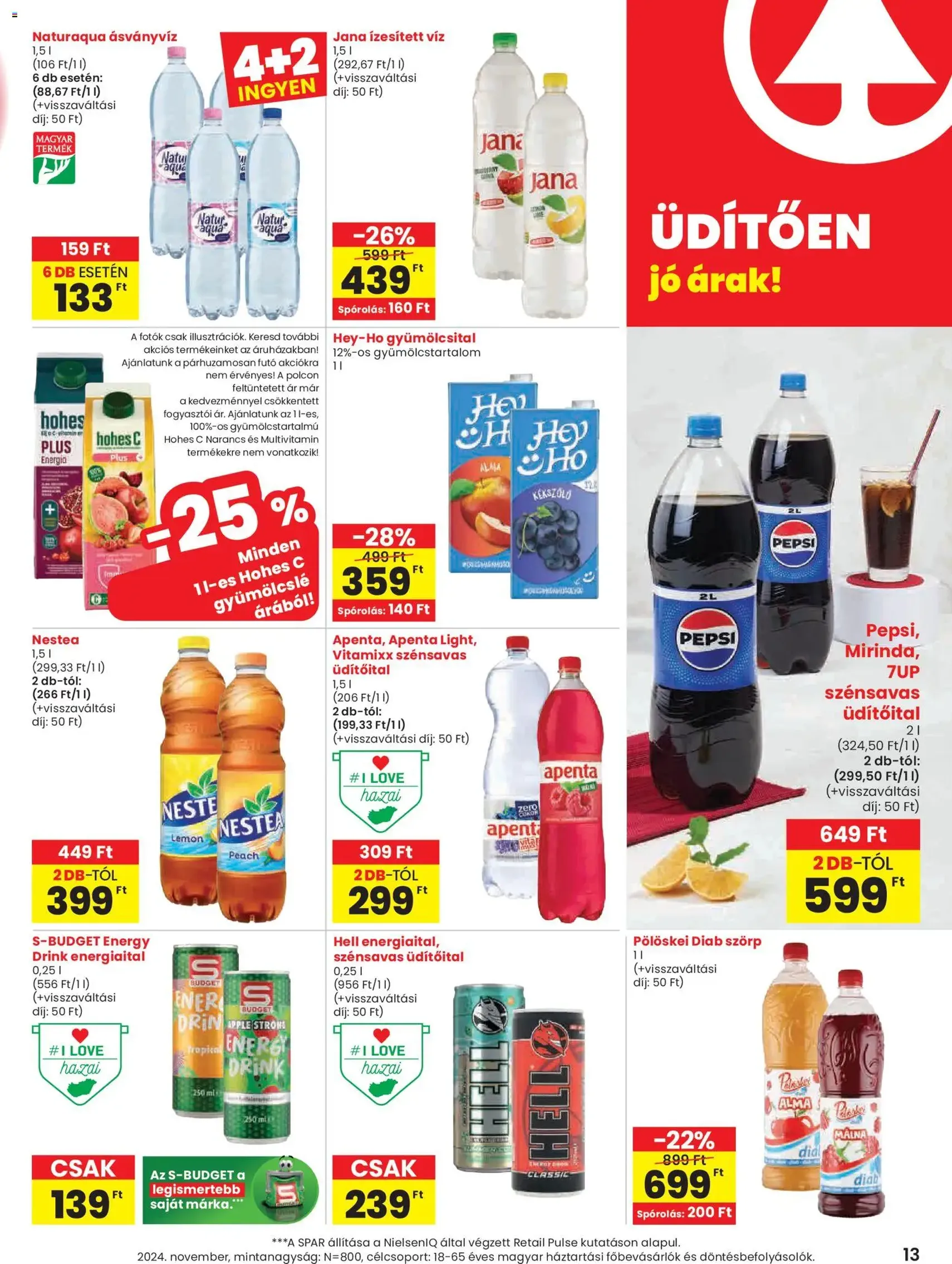 Spar Black Friday - 2025.11.13. érvényes szórólap 13 oldal 20 oldalból