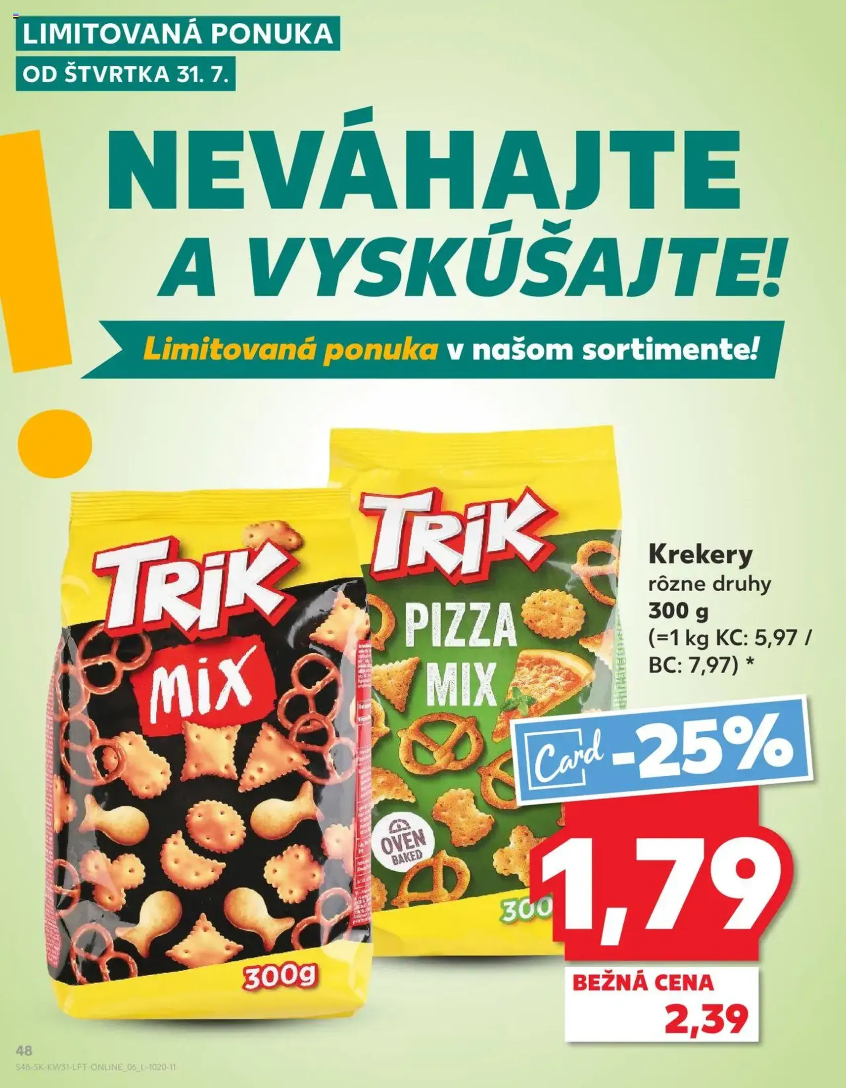 Kaufland Bratislava-Dúbravka - platný leták od 31.07.2025 strana 48 z 76