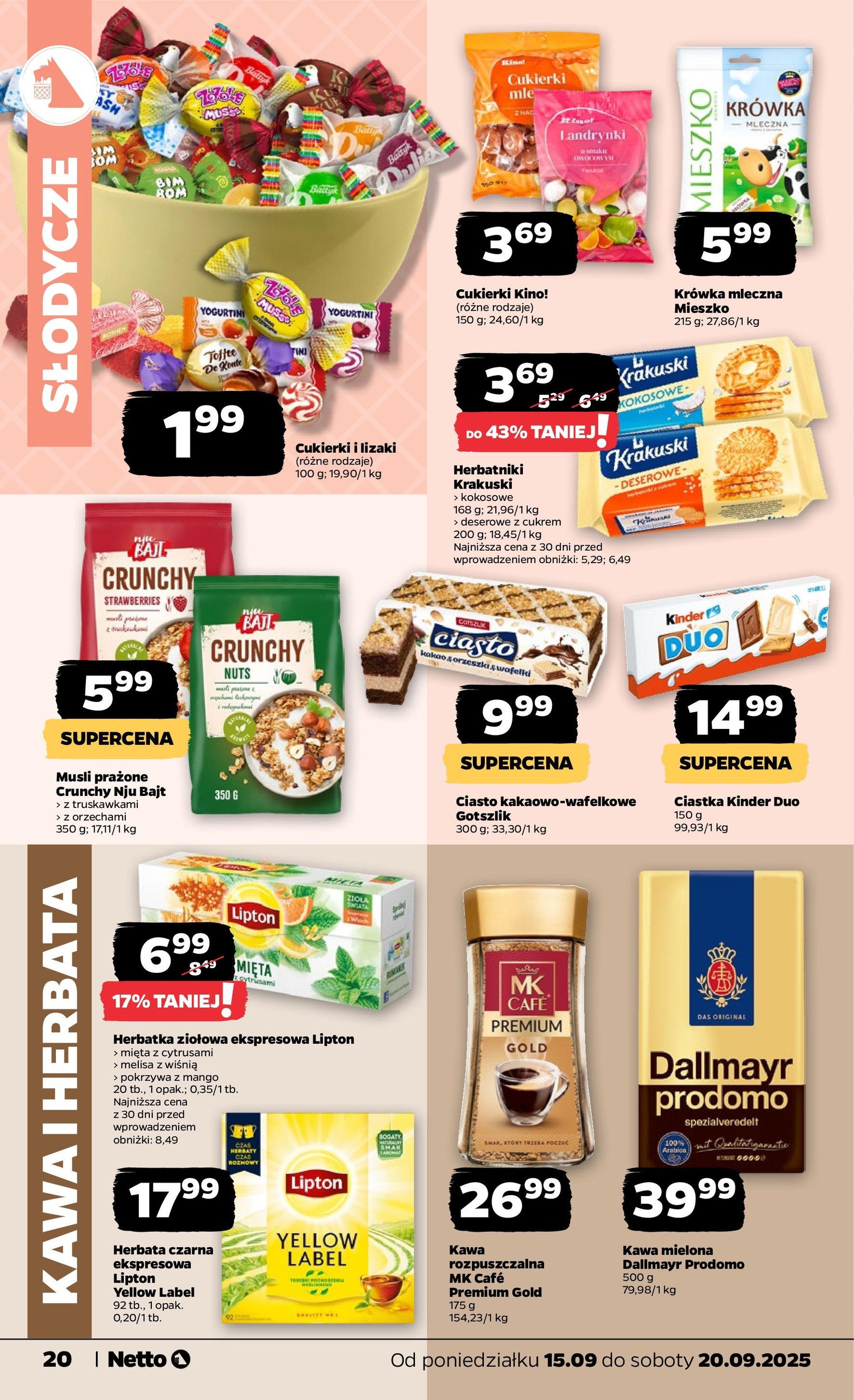 Netto - NETTO T38A ważne do 20.09 - ważny gazetka od 14.09.2025 strona 20 z 34