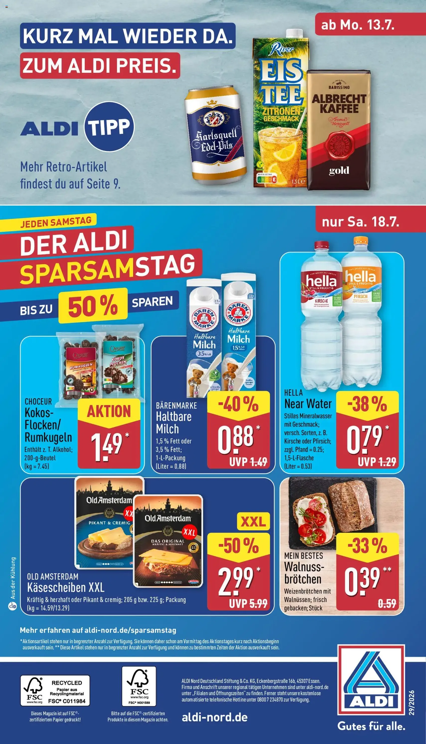 Aldi Prospekt - Gültiger Prospekt ab 13.07.2026, Seite 32 von insgesamt 37