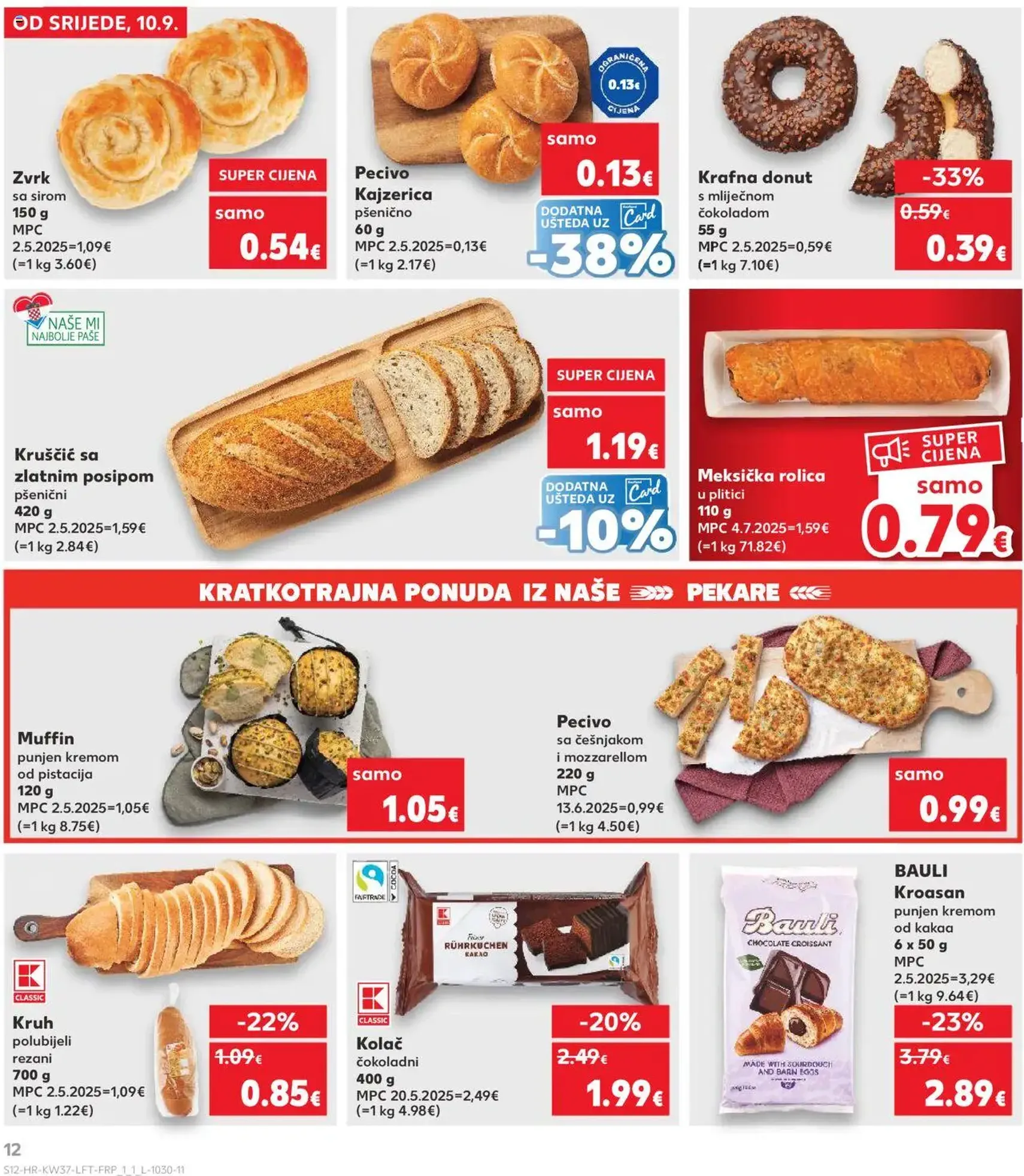 Kaufland HR - Osijek - 2025.09.10. érvényes szórólap 12 oldal 40 oldalból